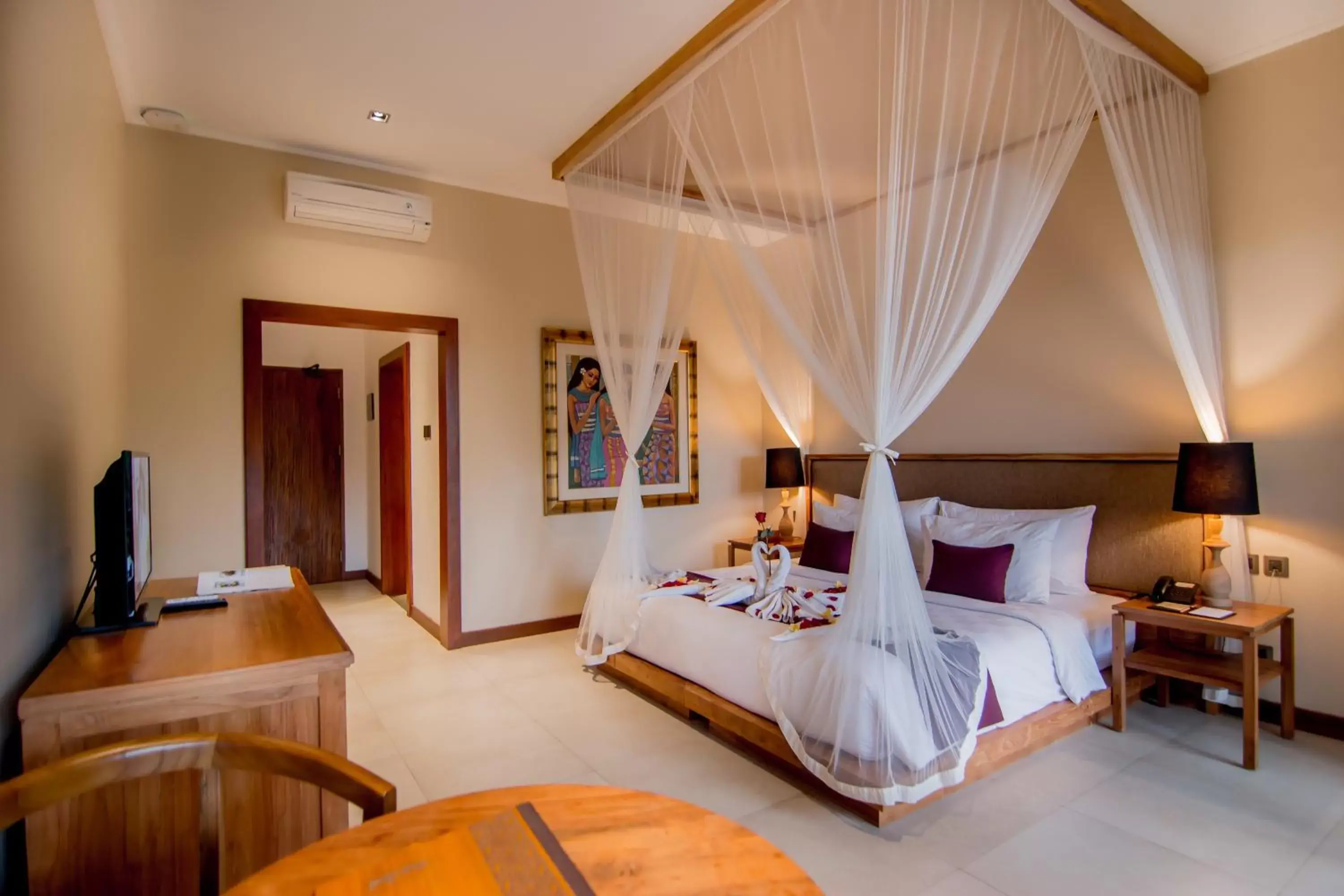 Photo of the whole room, Bed in Ulun Ubud Resort - CHSE Certified Photo of the whole room, Bed in Ulun Ubud Resort - CHSE Certified