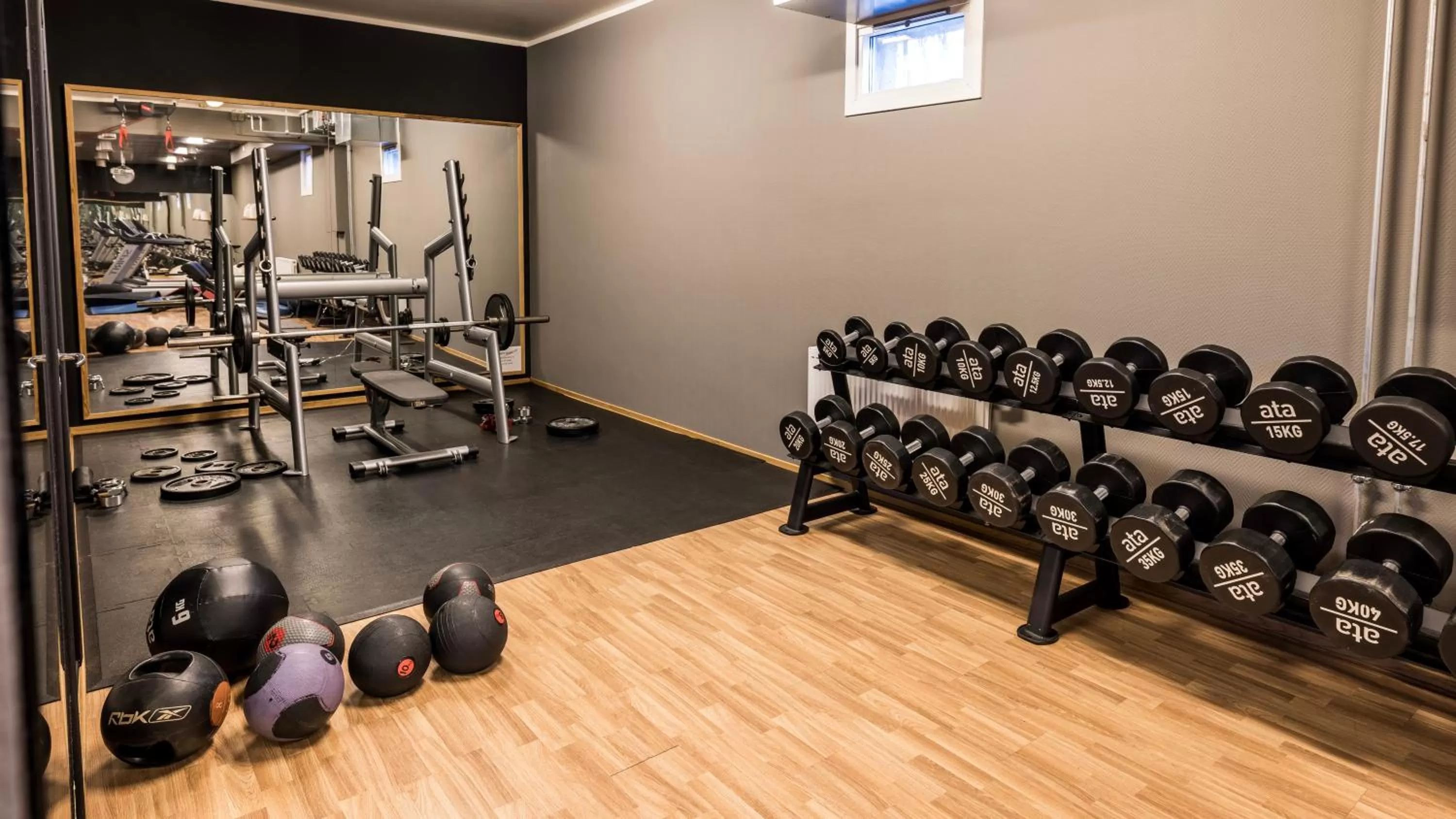 Fitness centre/facilities in Klækken Hotel