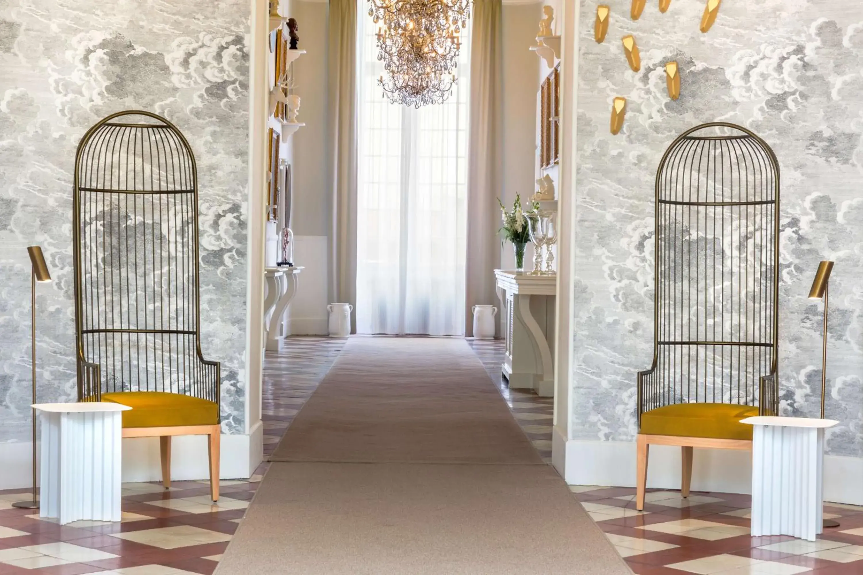 Lobby or reception in Chateau de Mazan, BW Premier Collection
