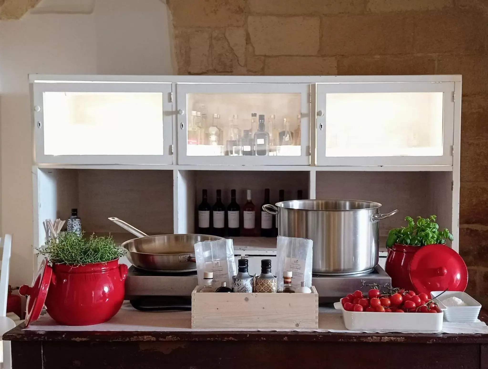 Communal lounge/ TV room, Kitchen/Kitchenette in Casa Mamma Elvira