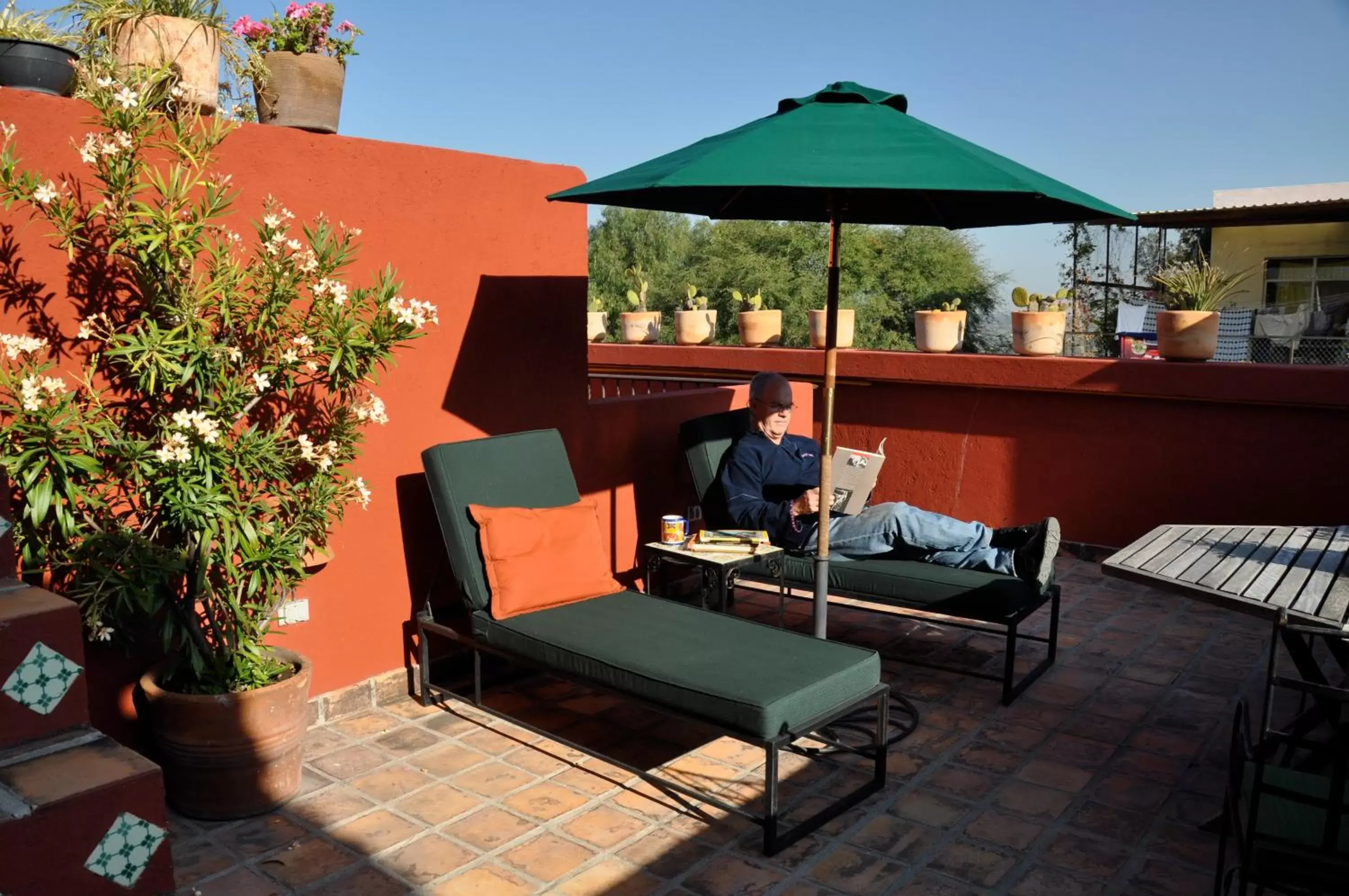 Balcony/Terrace in Casa de la Cuesta B&B