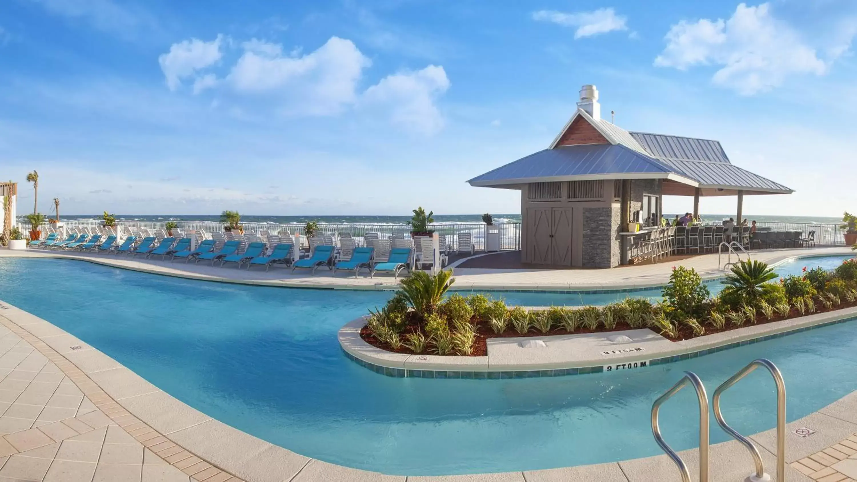 Swimming Pool in Holiday Inn Express & Suites Panama City Beach - Beachfront, an IHG Hotel