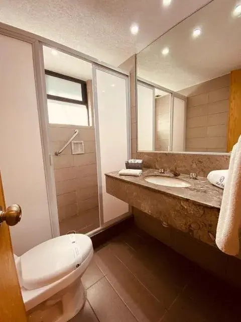 Shower, Bathroom in Hotel Palace Puebla