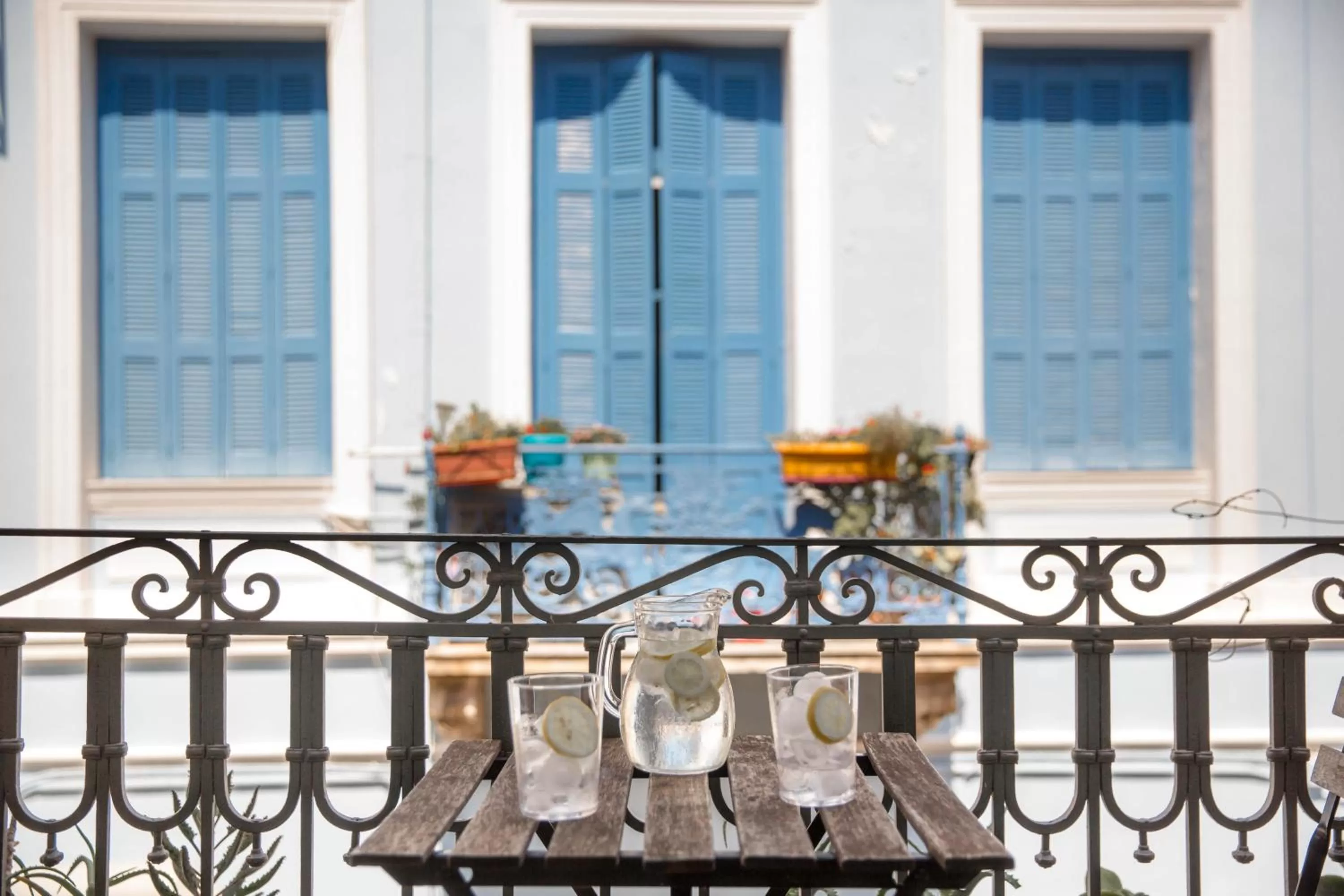 Balcony/Terrace in Amymone and Adiandi