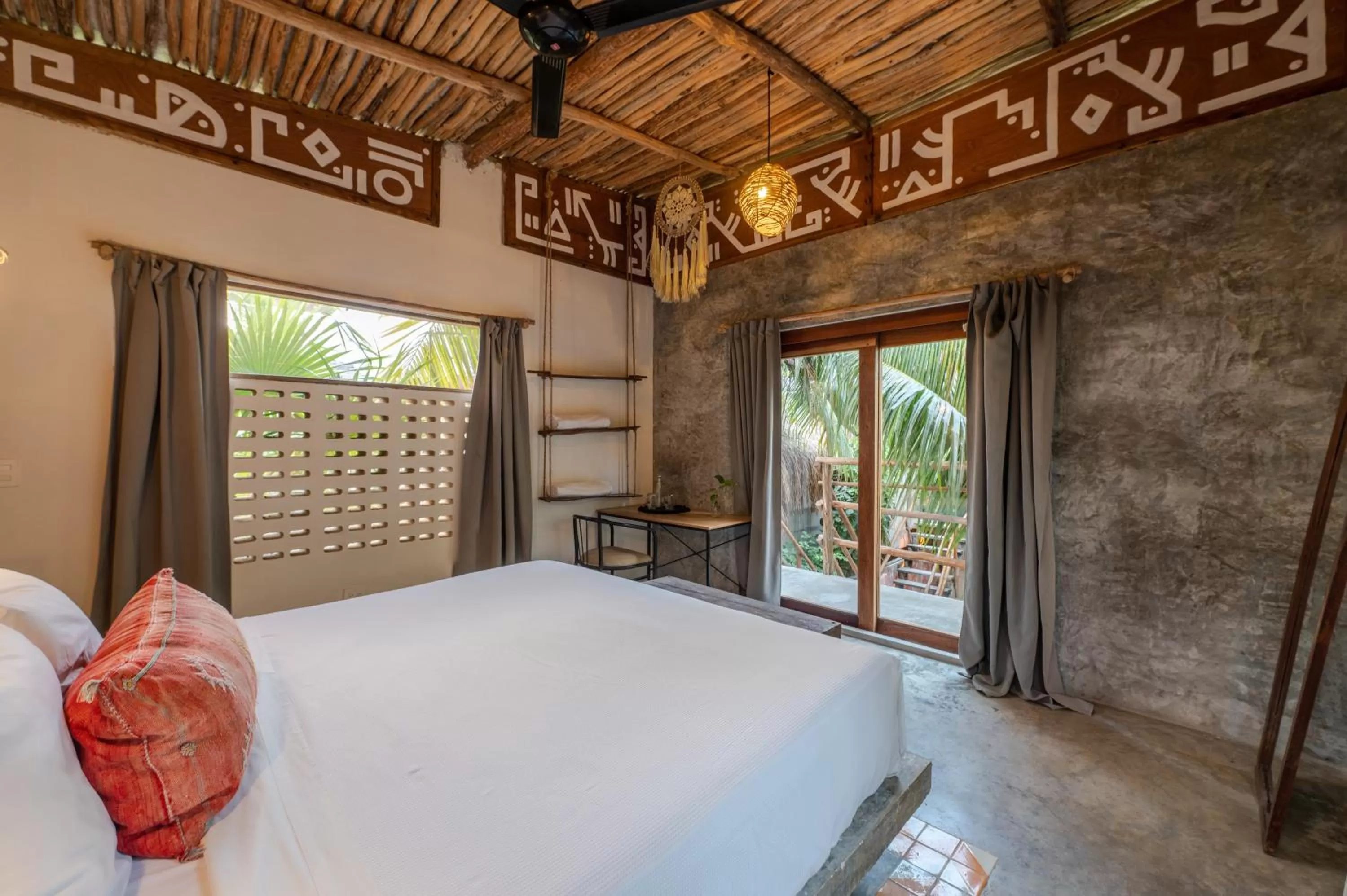 Bed in Casa Coyote Tulum