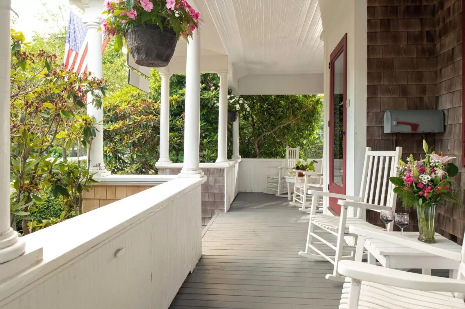 Patio in Palmer House Inn