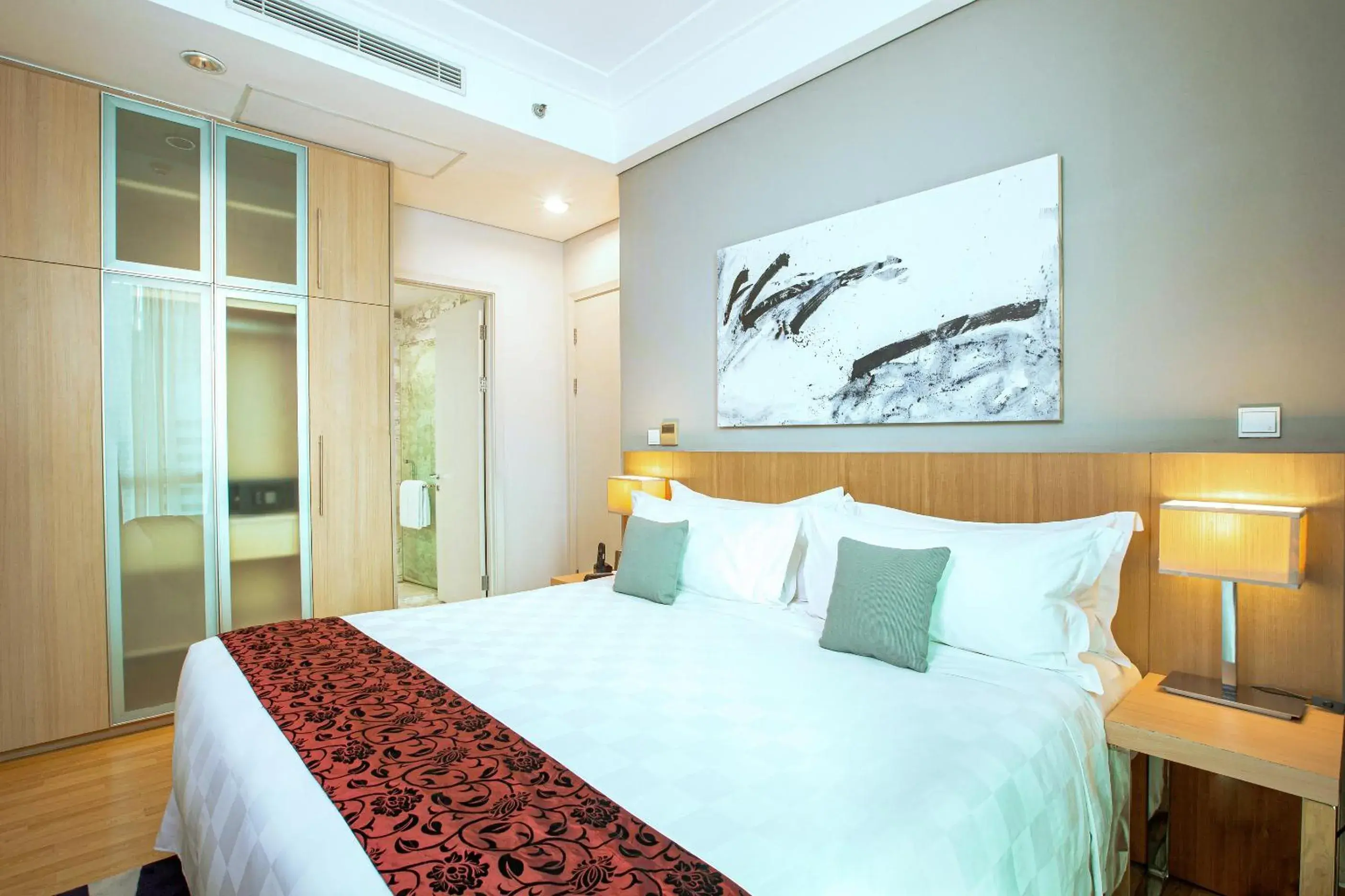 Bedroom, Bed in Fraser Residence Sudirman, Jakarta