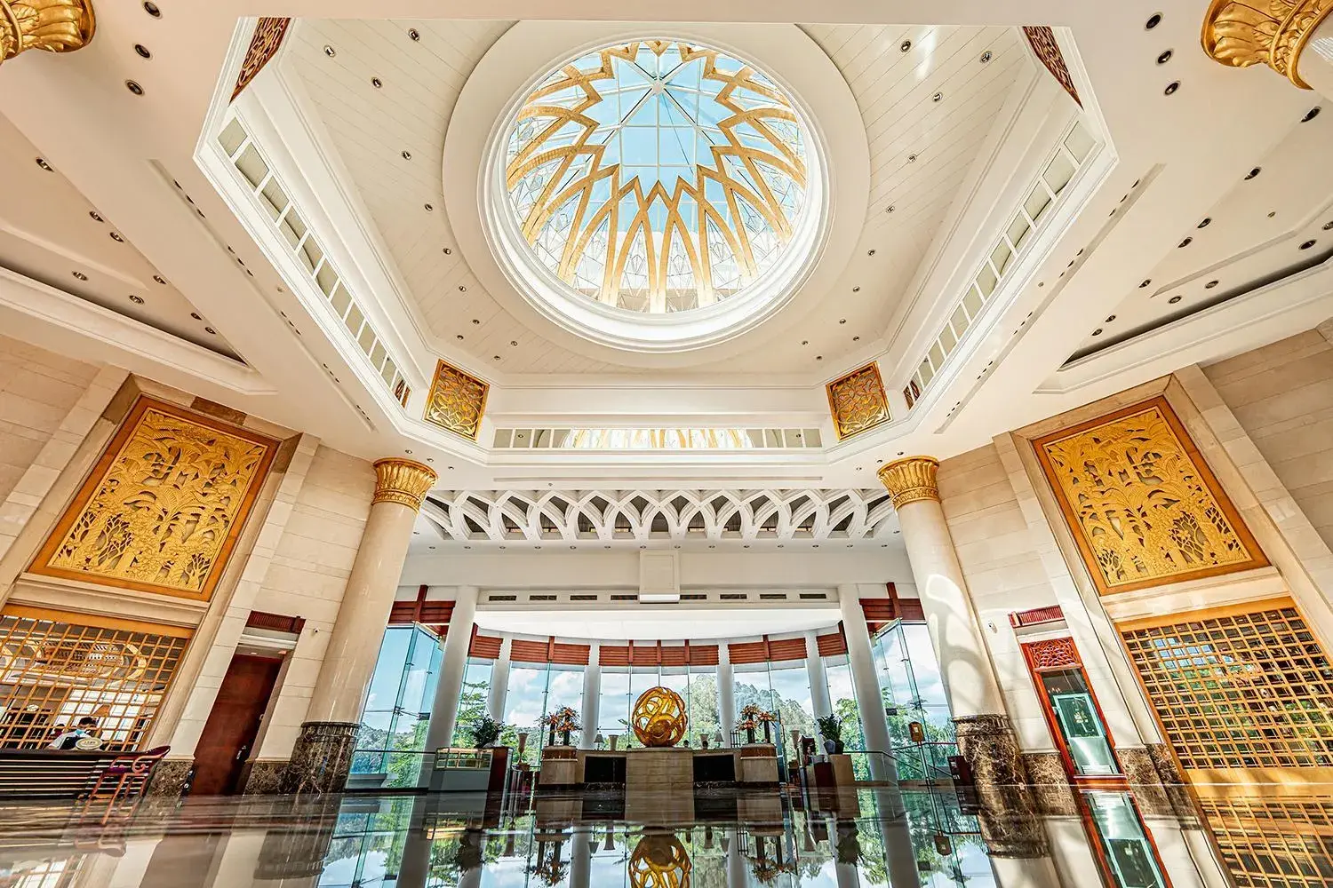 Lobby or reception in Goodview Hotel Sangem Tangxia