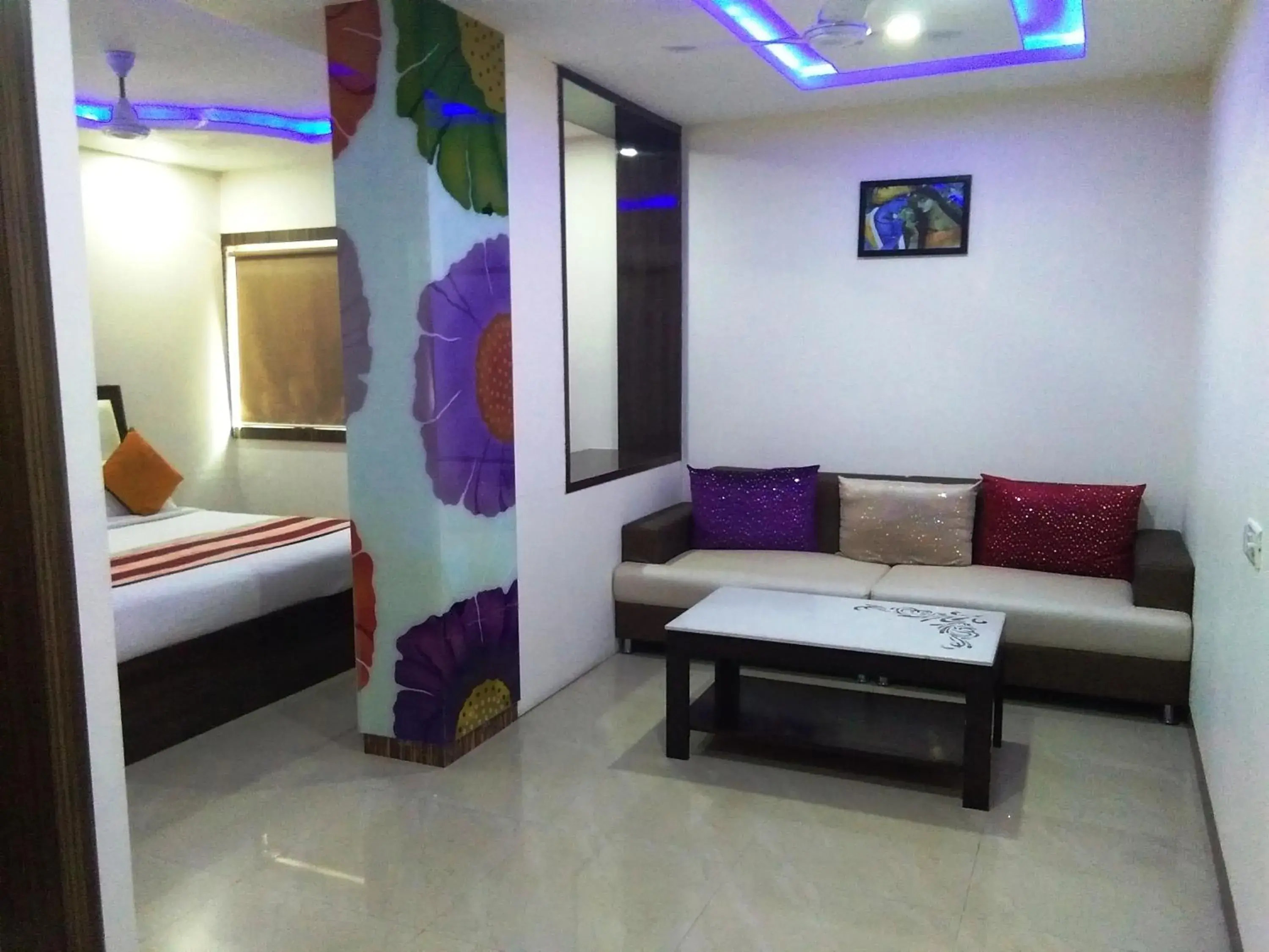 Seating Area in Hotel Karan Vilas