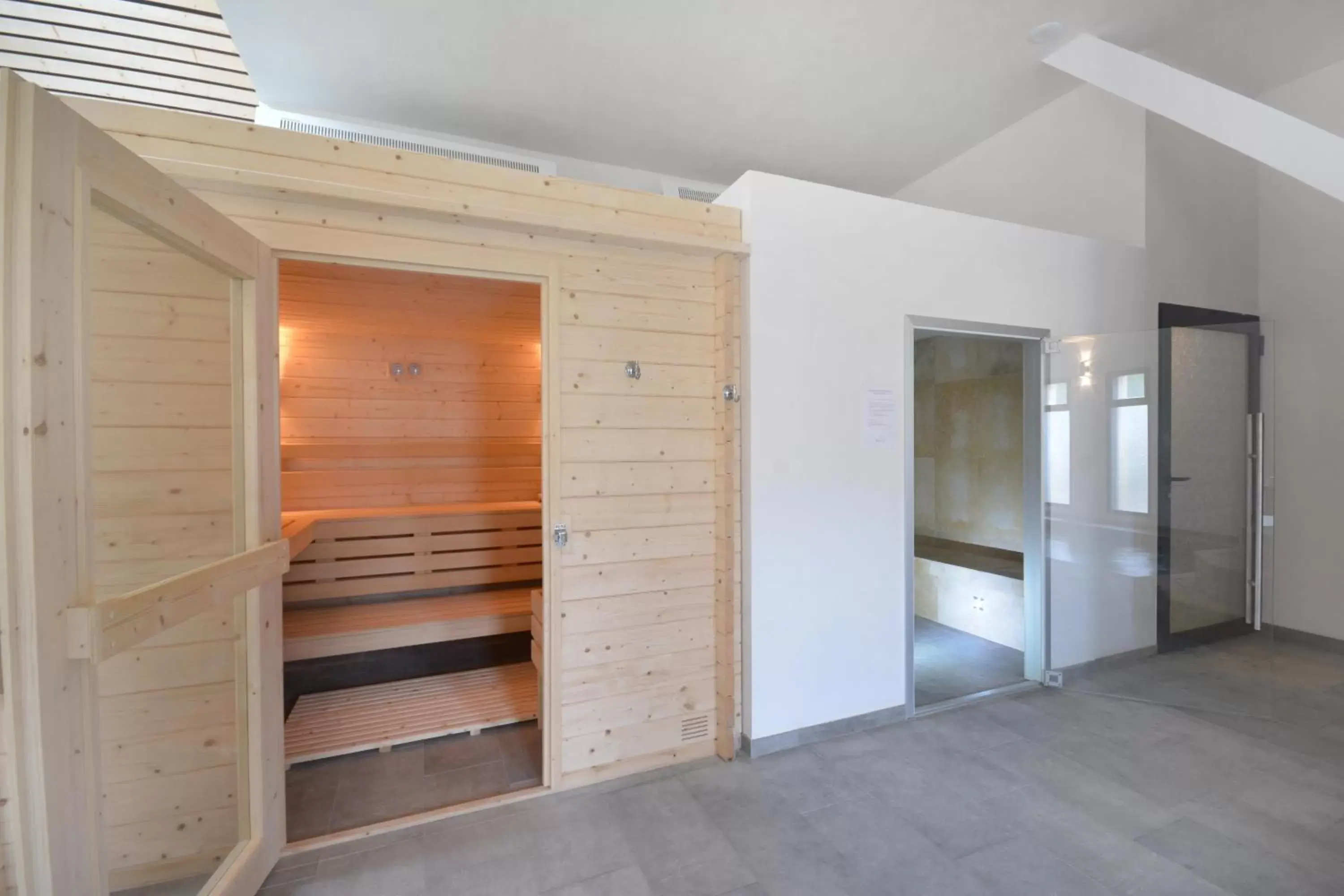 Sauna in Le Clos Saint Michel & Spa