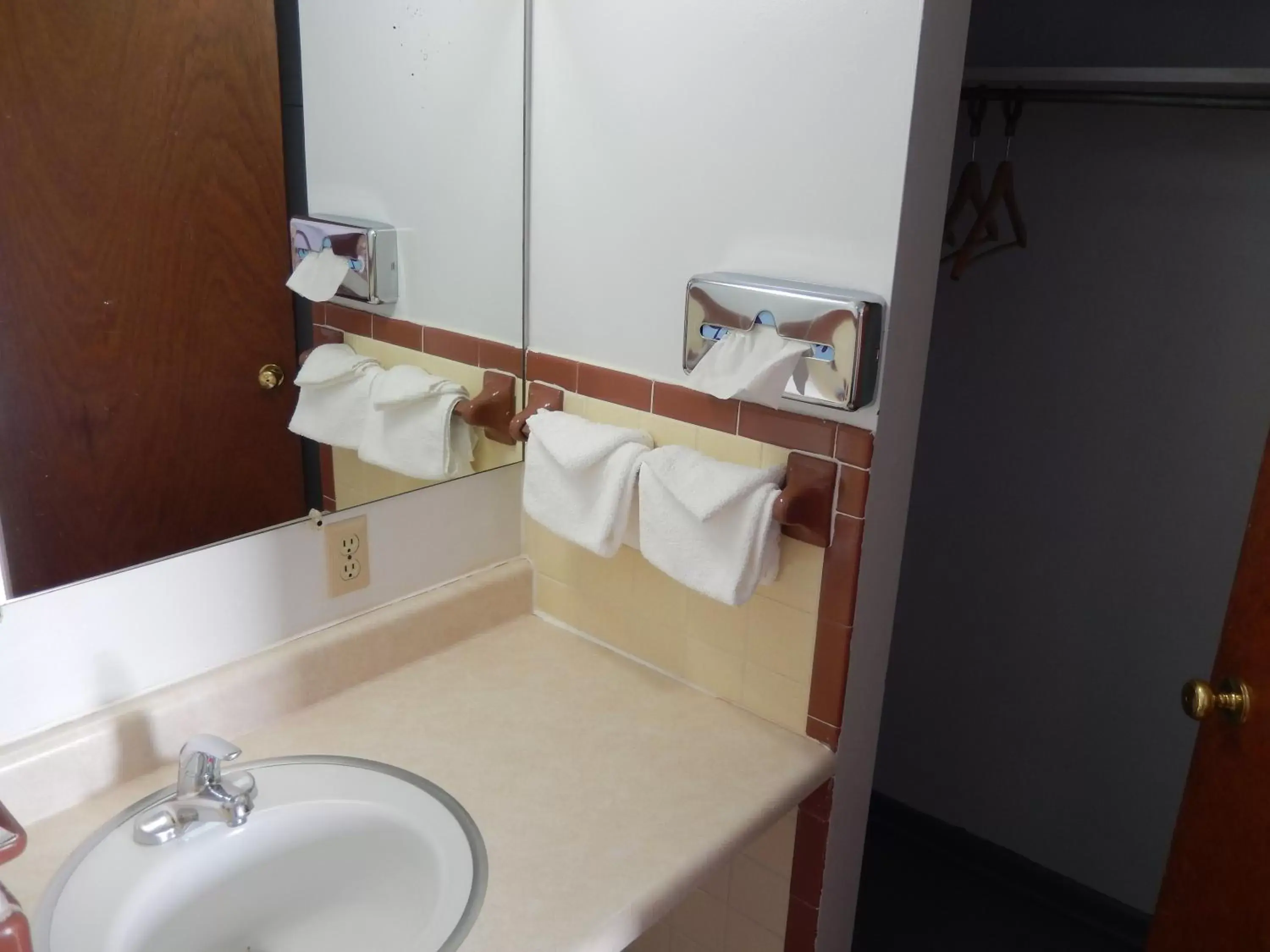 Bathroom in Townsman Motel