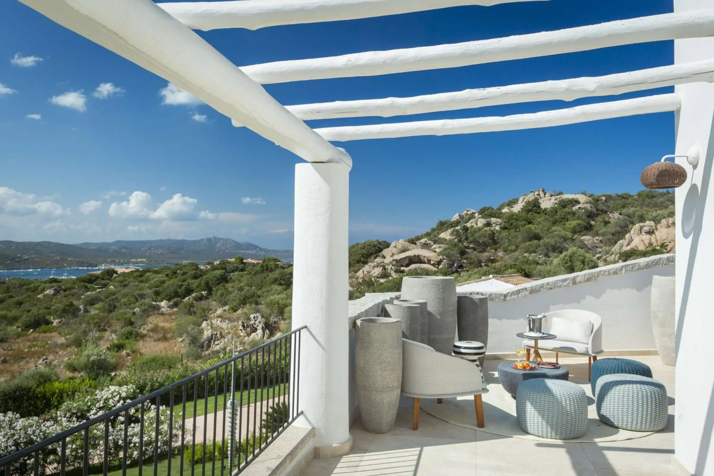 View (from property/room), Balcony/Terrace in Sulia House Porto Rotondo, Curio Collection by Hilton