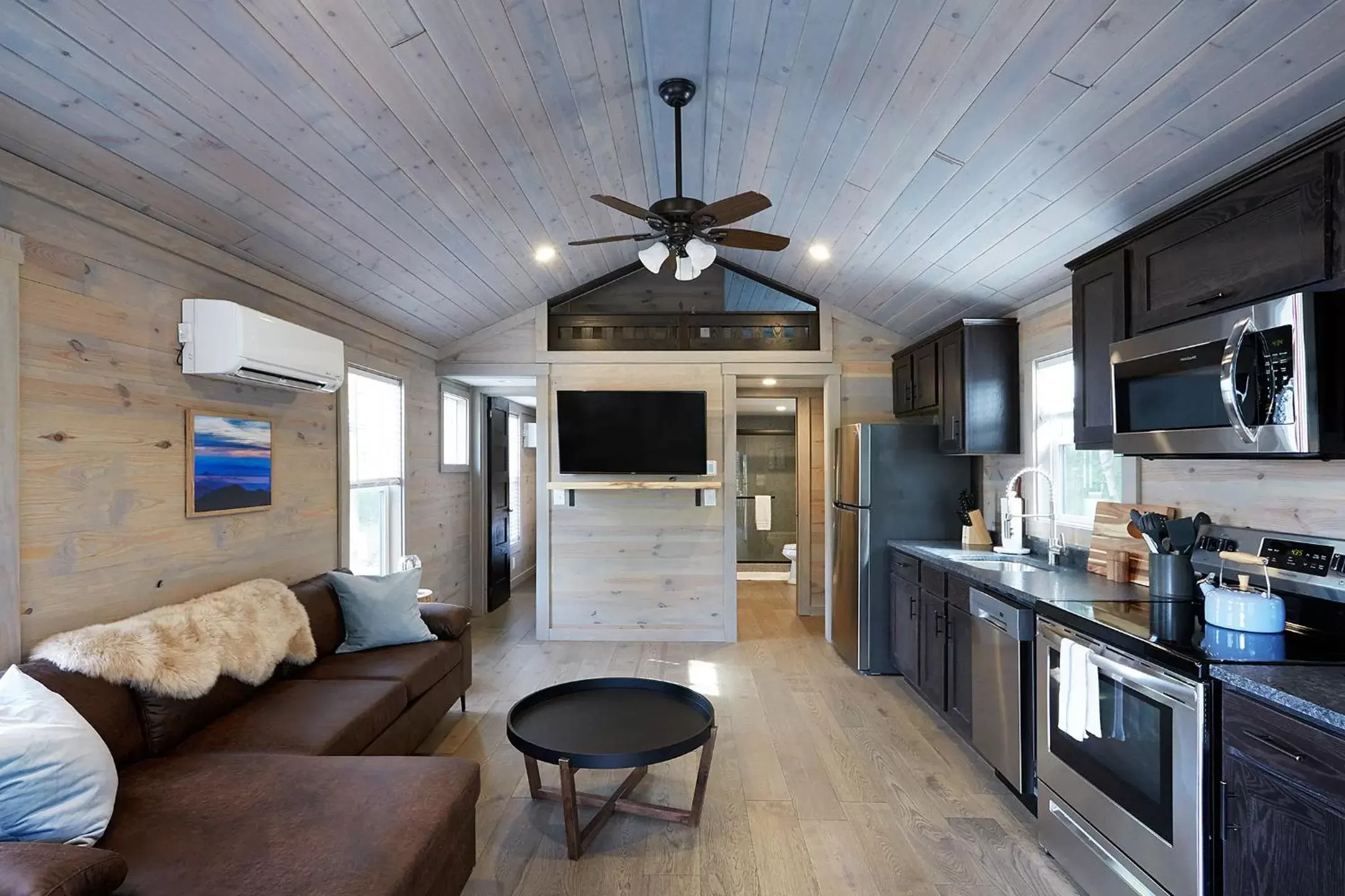 kitchen, Kitchen/Kitchenette in Asheville River Cabins