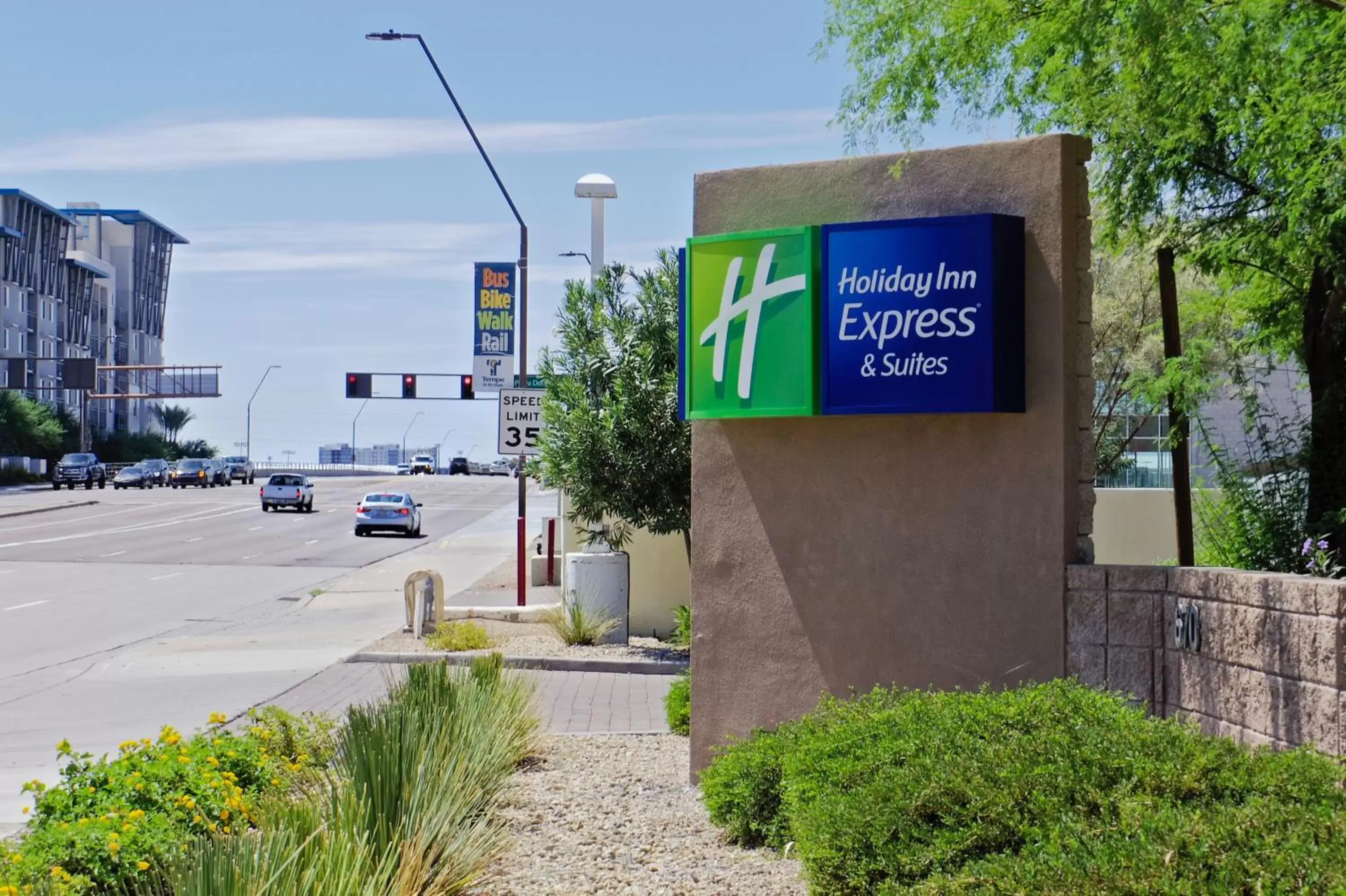 Facade/entrance in Holiday Inn Express & Suites Phoenix - Tempe, an IHG Hotel