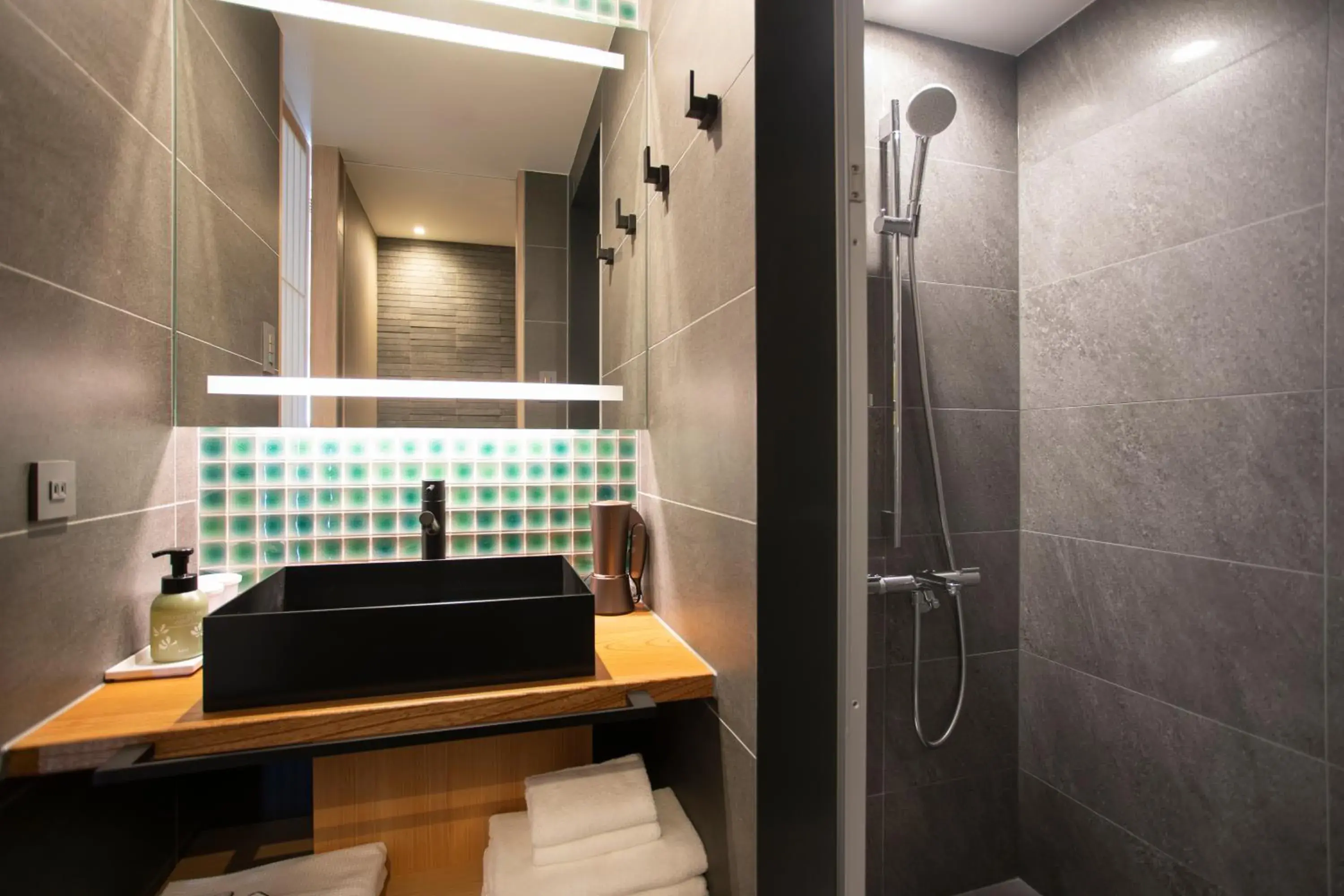 Shower, Bathroom in HOTEL LEGASTA KYOTO HIGASHIYAMA SANJO