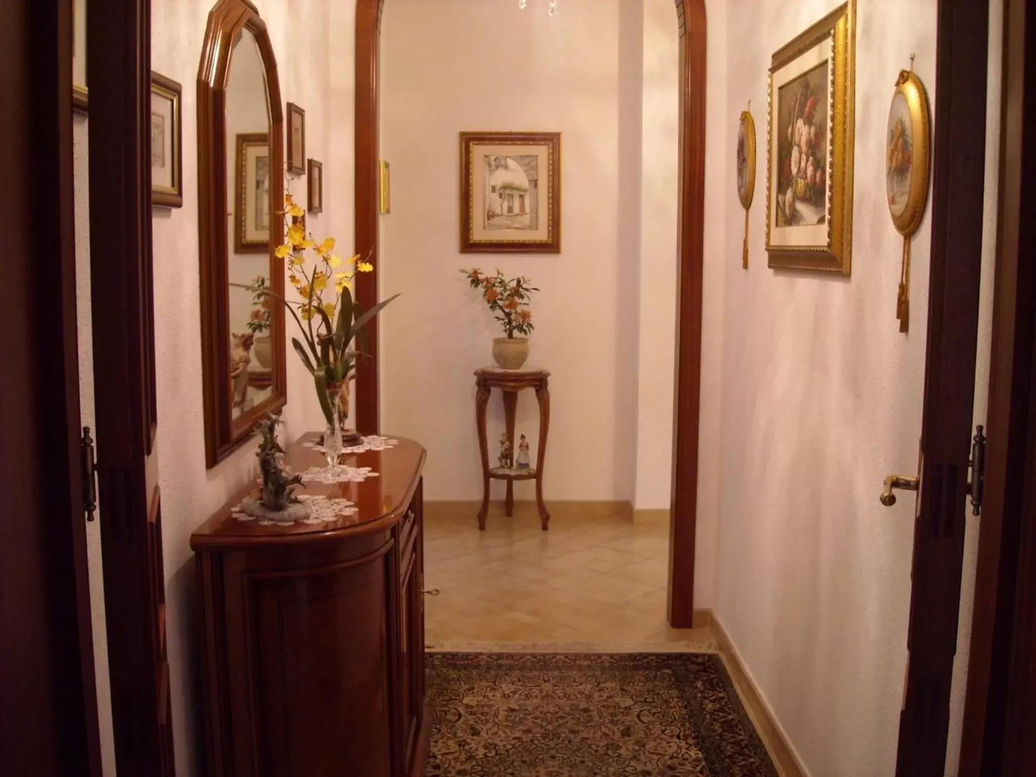 Lobby or reception in B&B La Rosa Antica