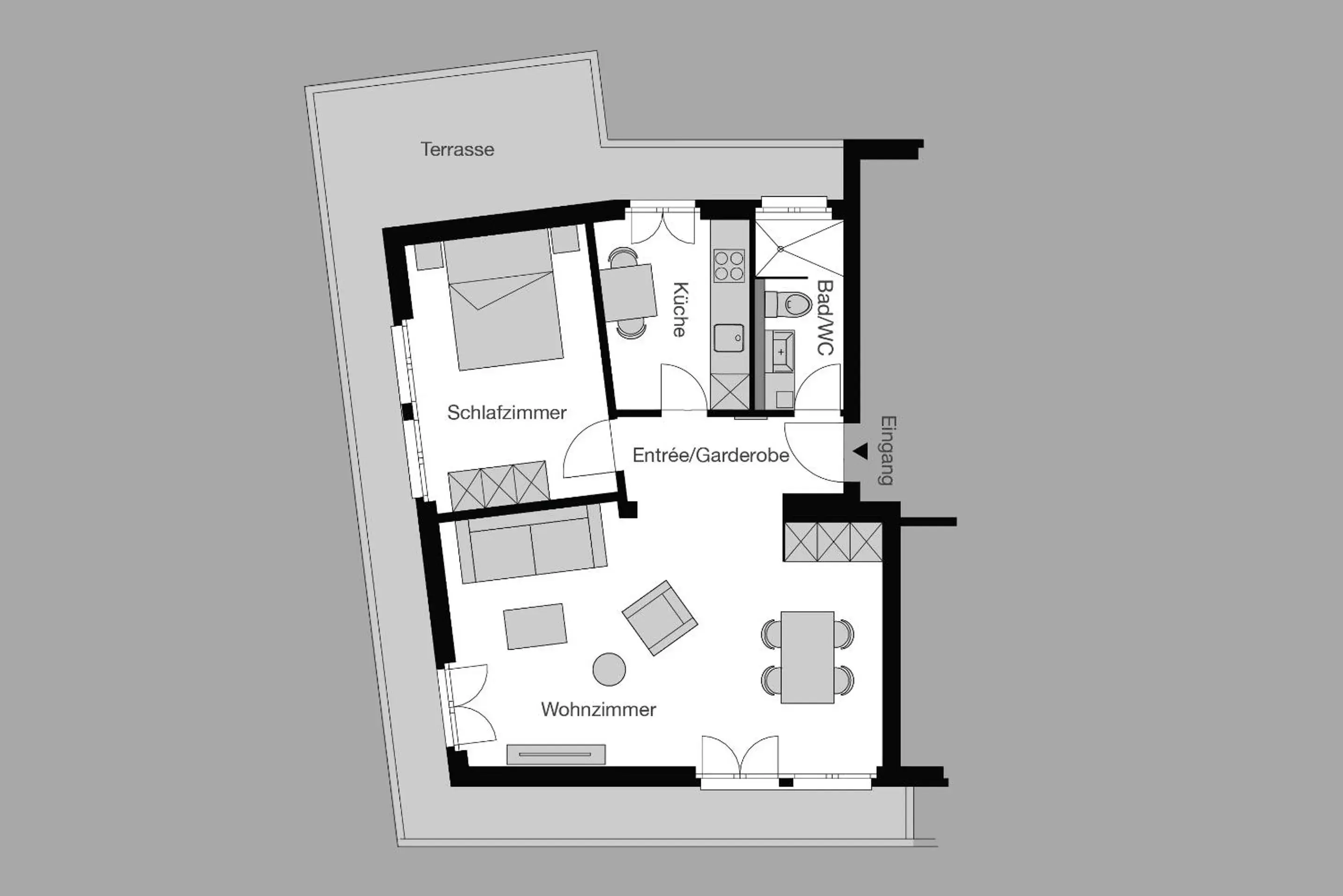 Floor Plan in CITY STAY - Kieselgasse
