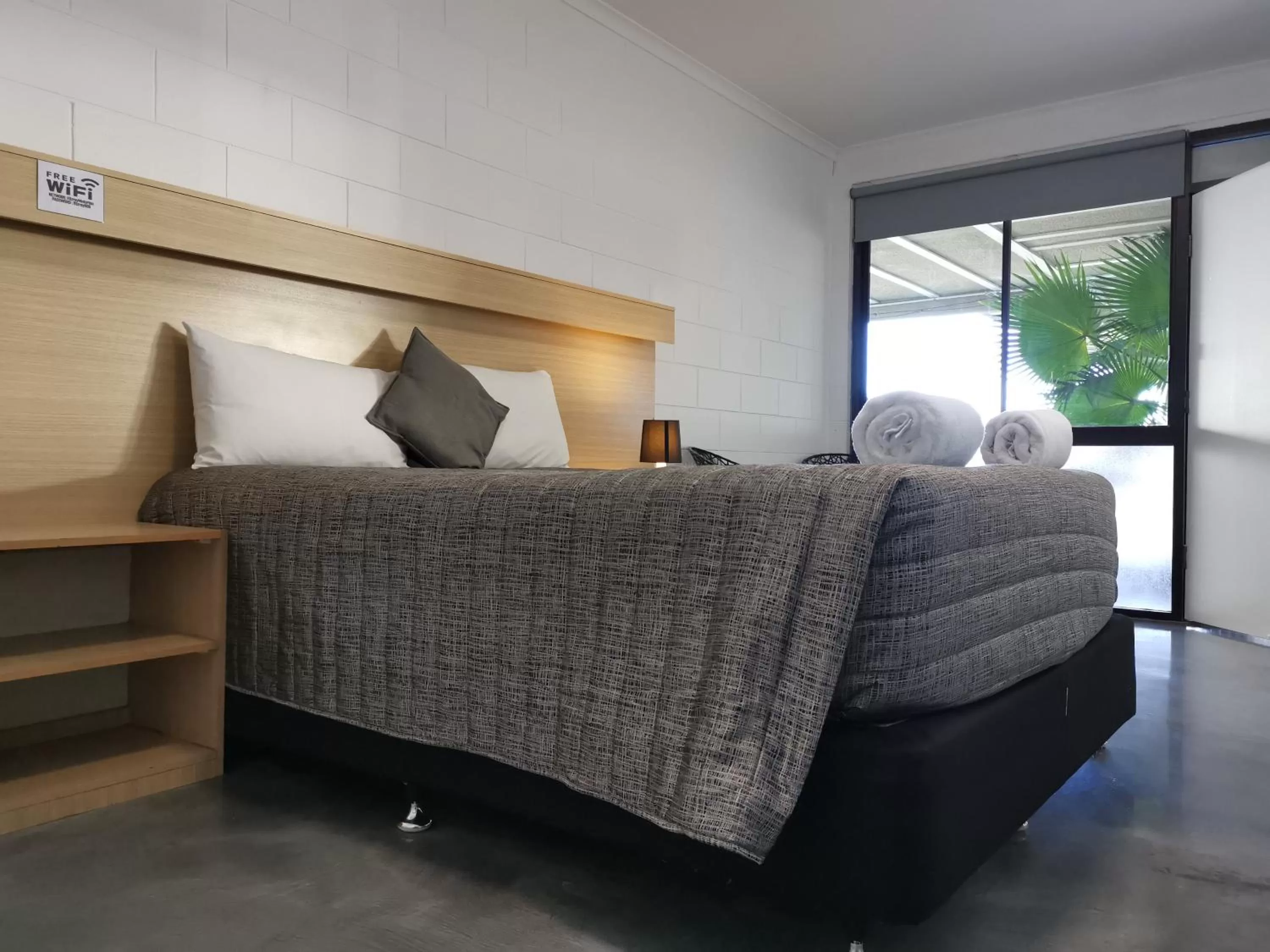 Bedroom, Bed in Y Motels Rockhampton