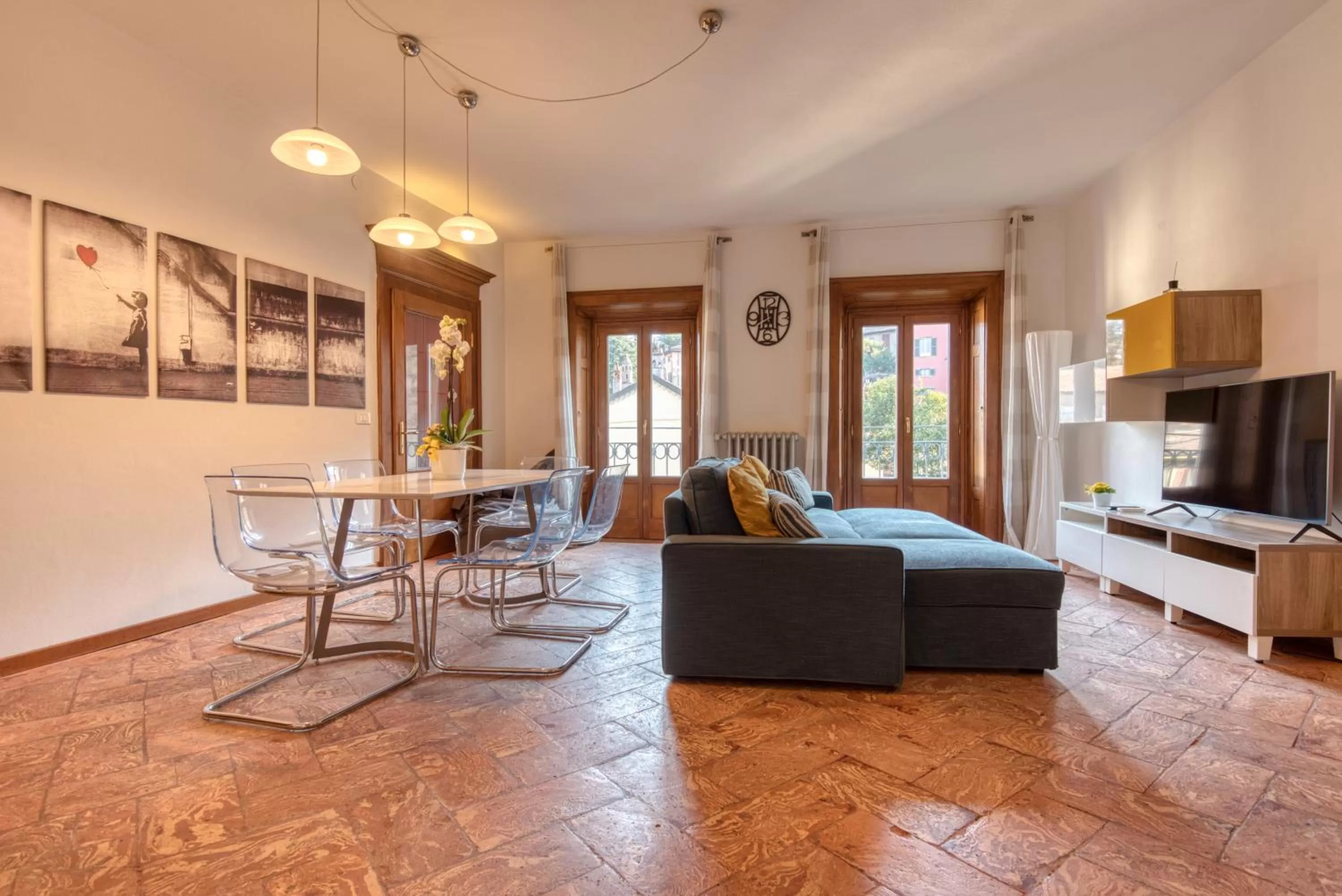 Communal lounge/ TV room, Dining Area in Palazzo Rivola