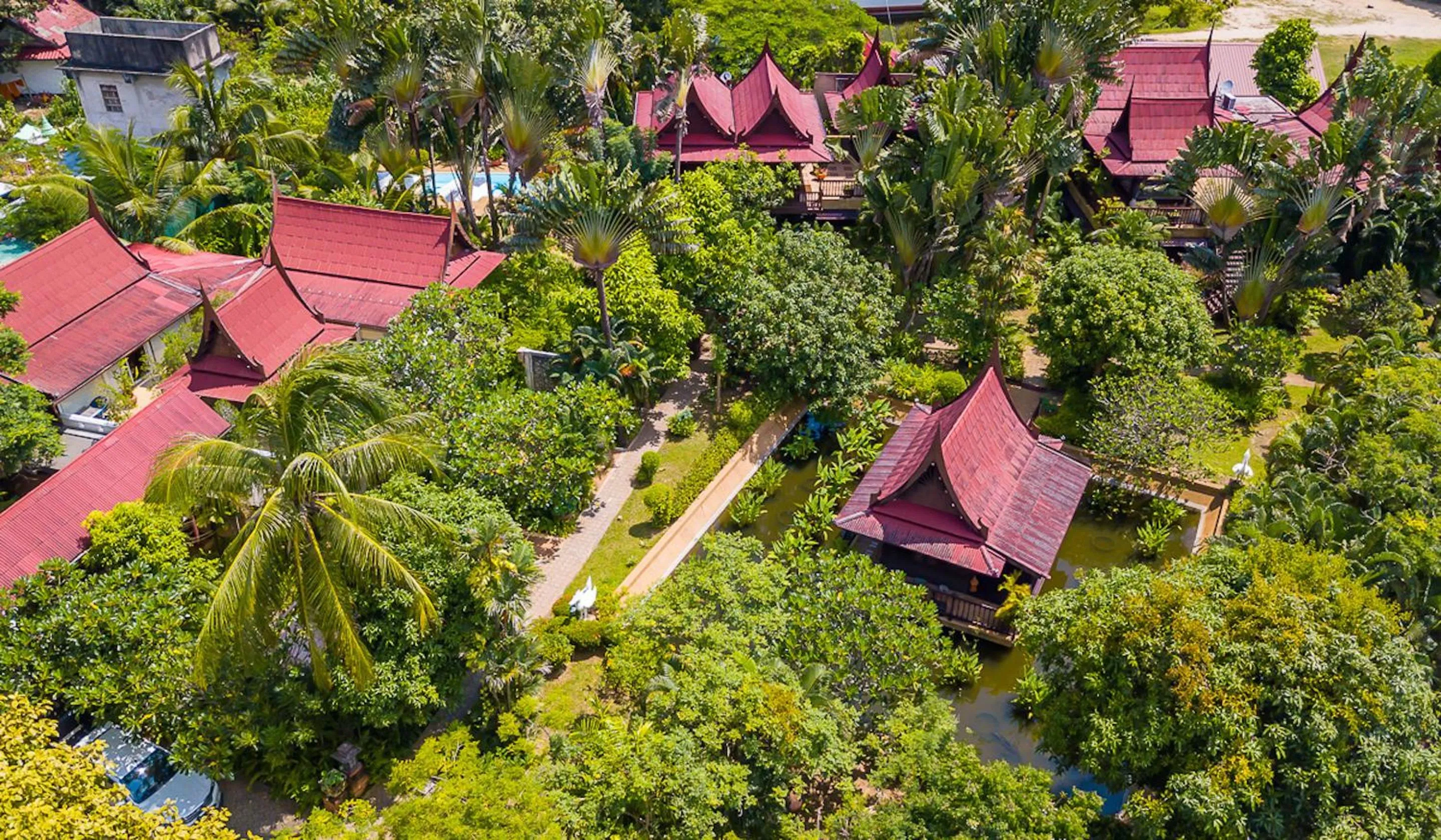 Bird's eye view in Ban Kaew Villas