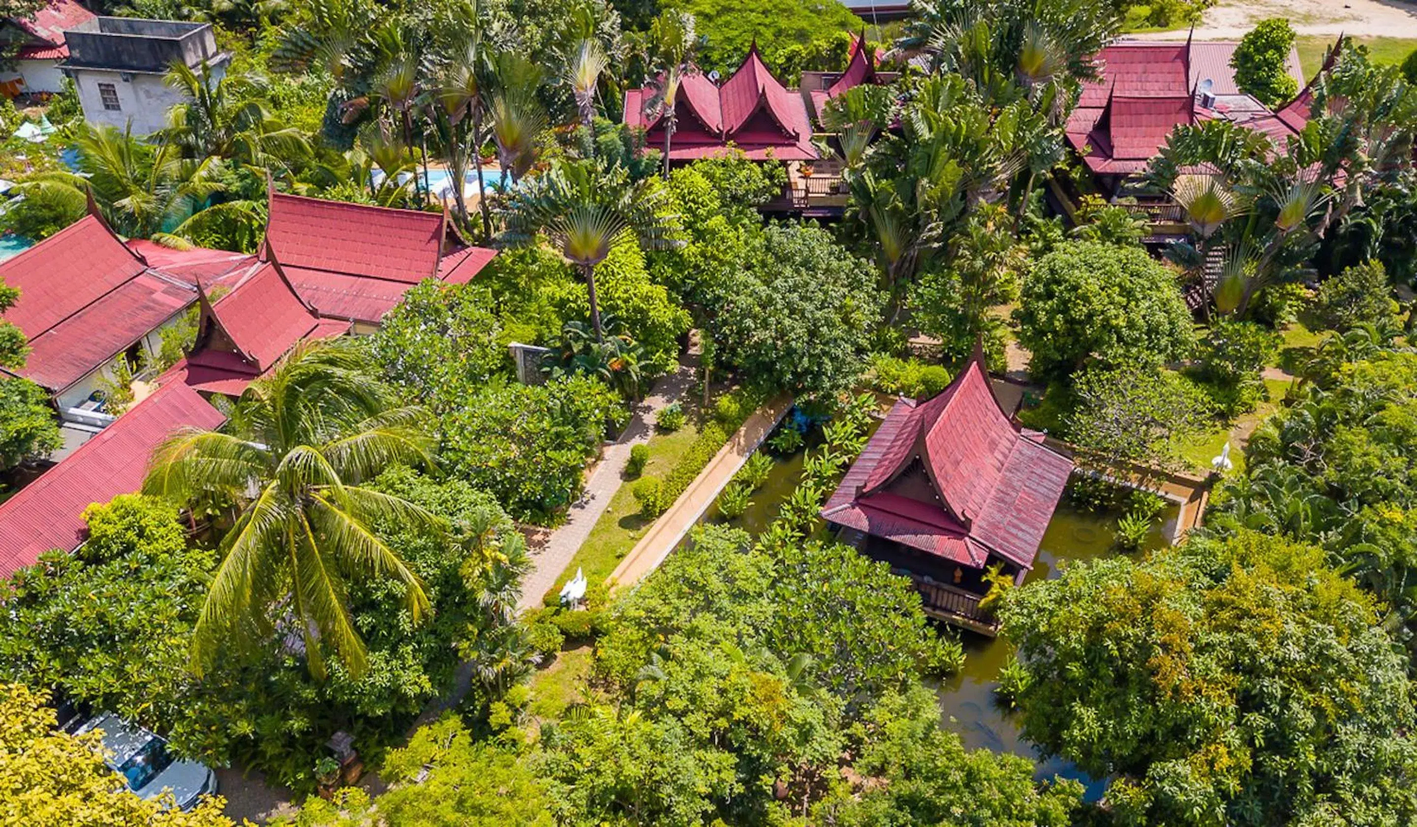 Bird's eye view, Bird's-eye View in Ban Keaw Villas