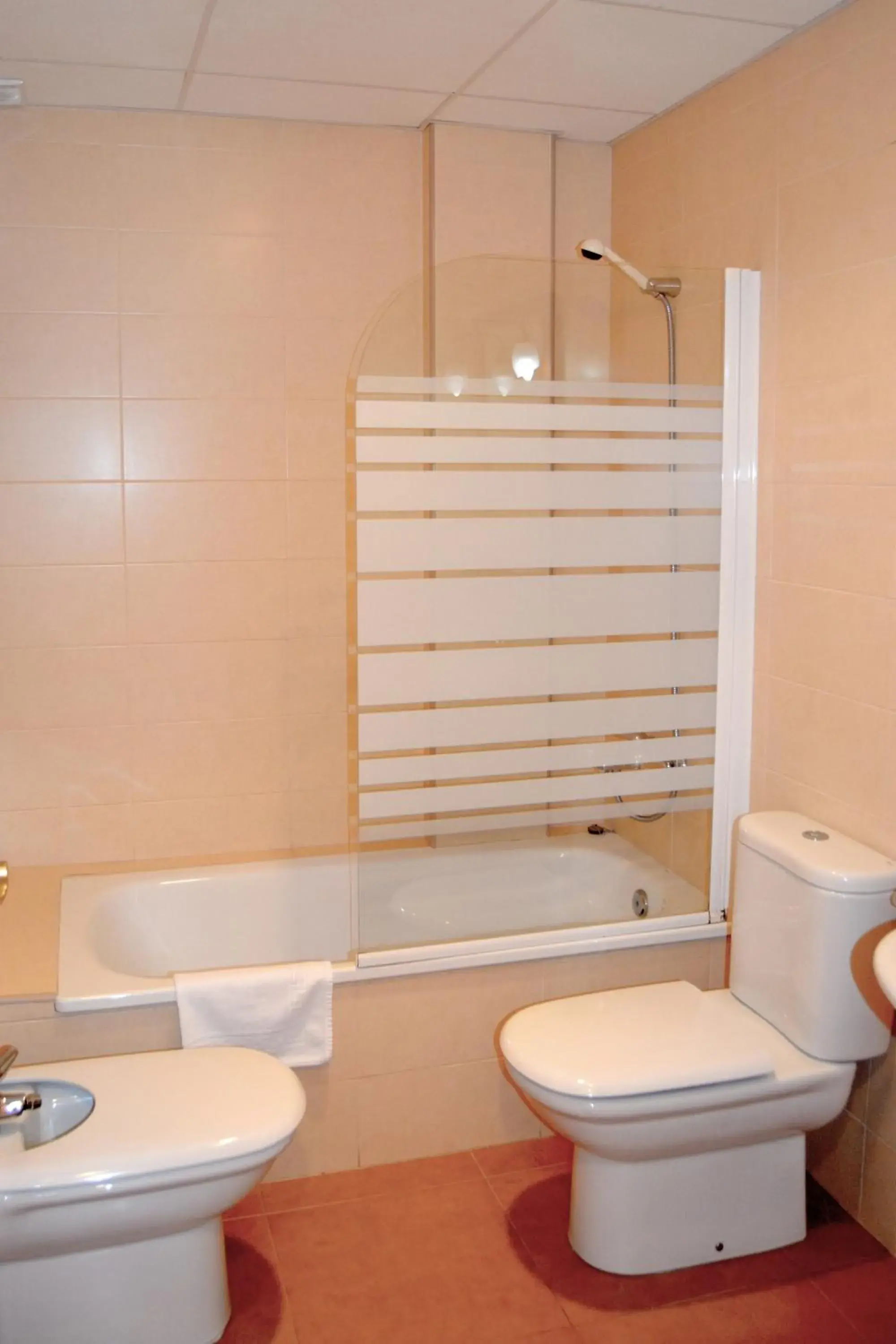 Shower, Bathroom in Hotel Oreneta