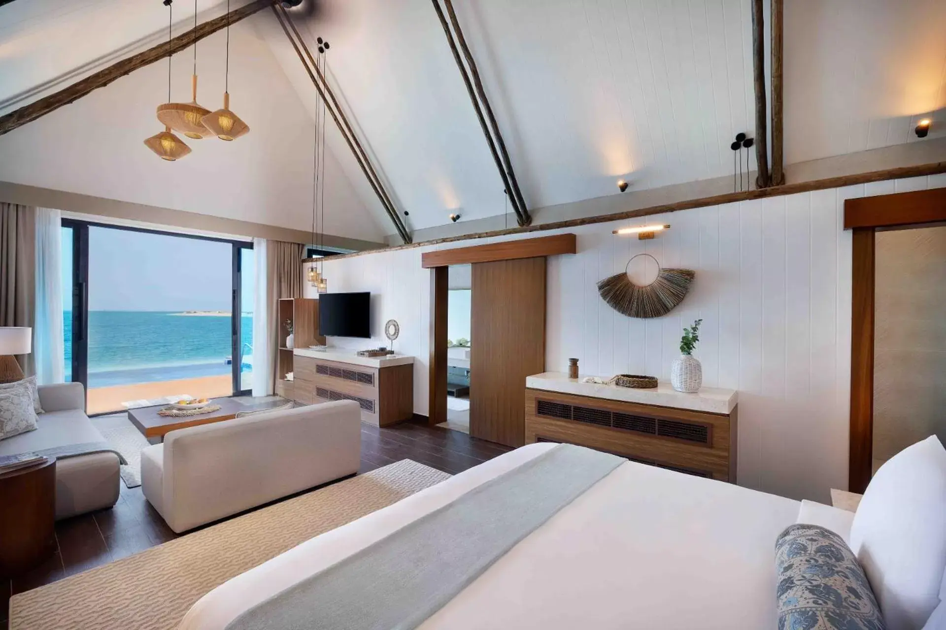 Bedroom in Anantara World Islands Dubai Resort