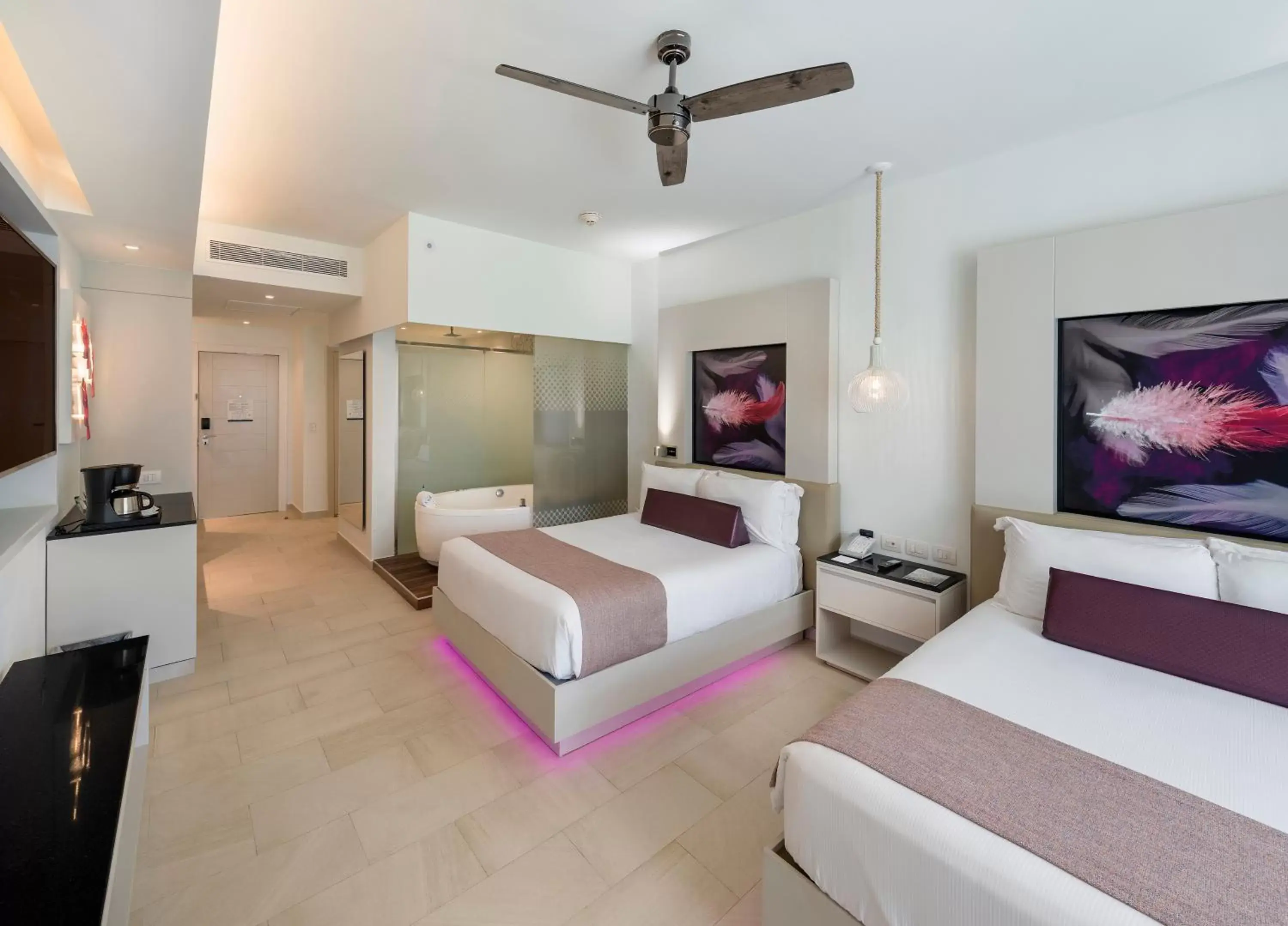 Photo of the whole room, Bed in Royalton CHIC Punta Cana, An Autograph Collection All-Inclusive Resort & Casino, Adults Only