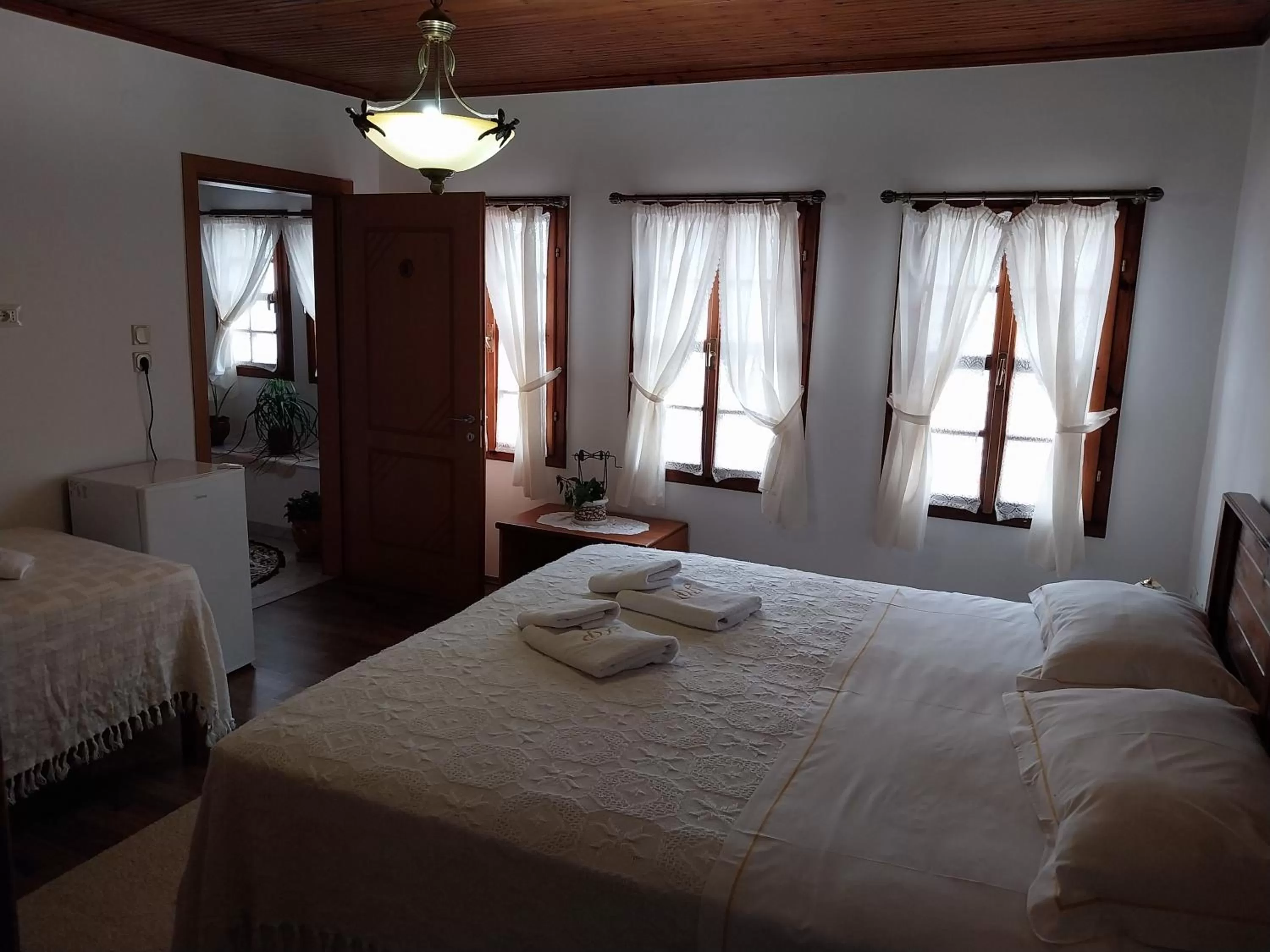 Bed in Guest House J.Prifti