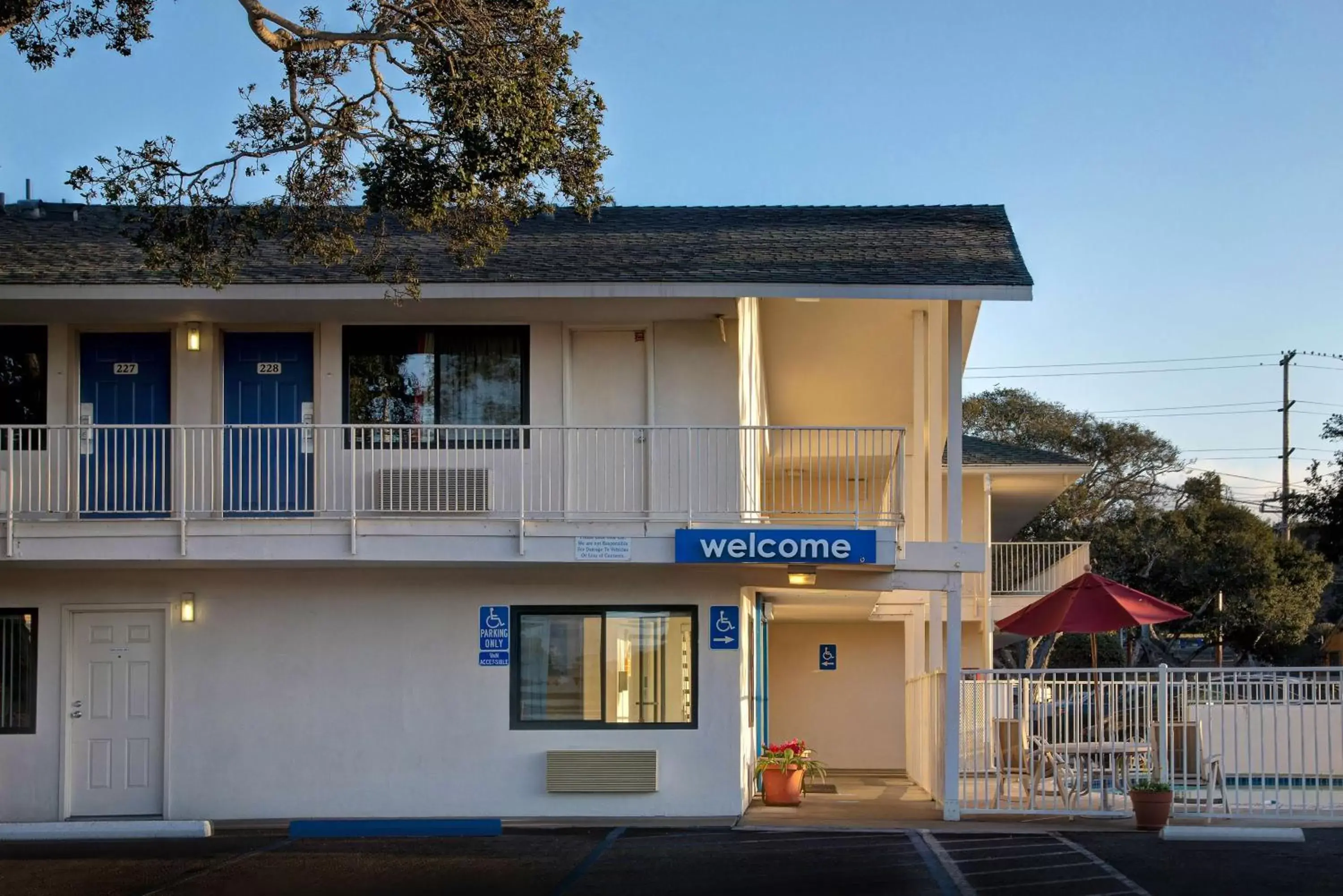 Property building in Motel 6-Monterey, CA