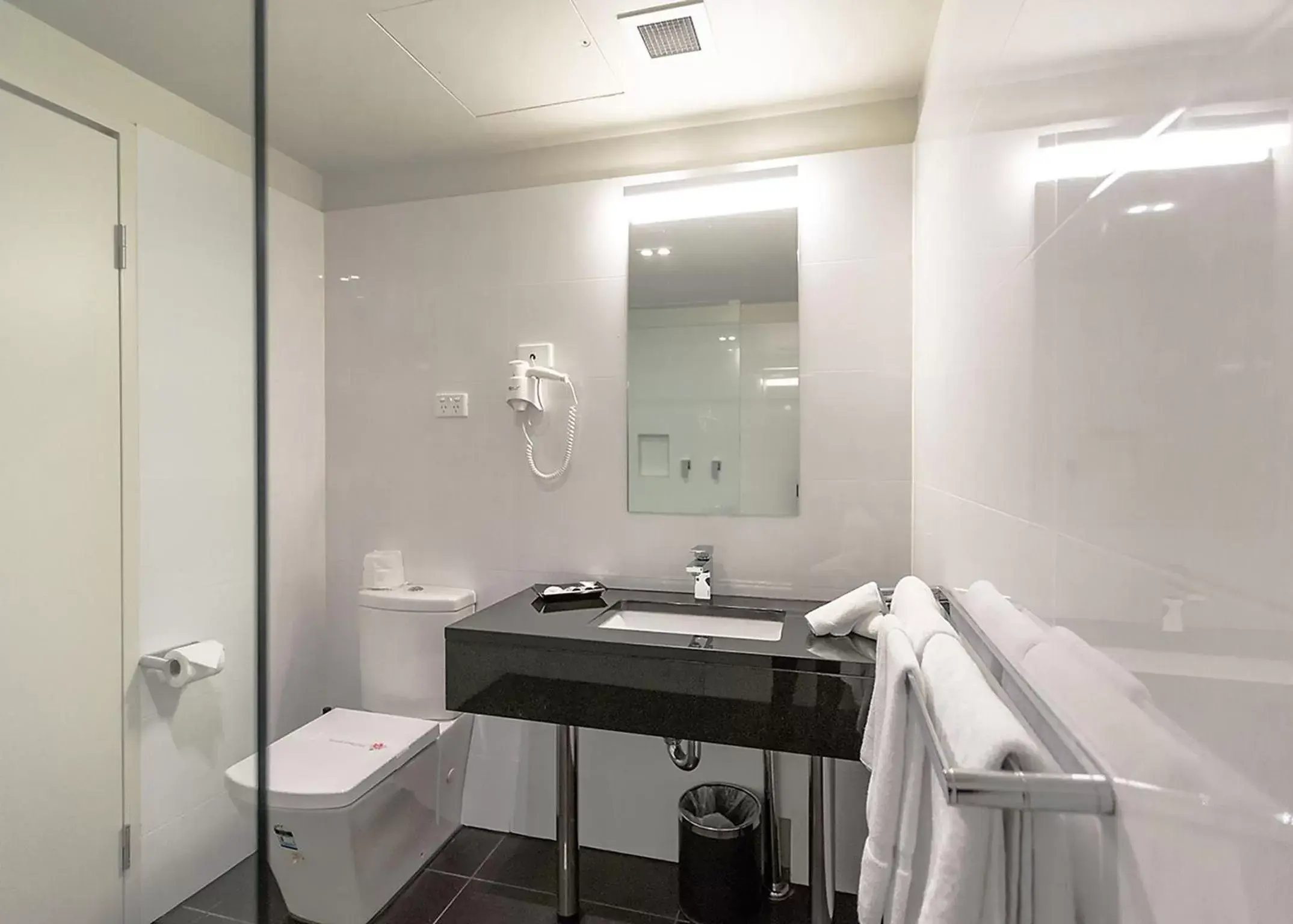 Shower, Bathroom in Bankstown Motel 10