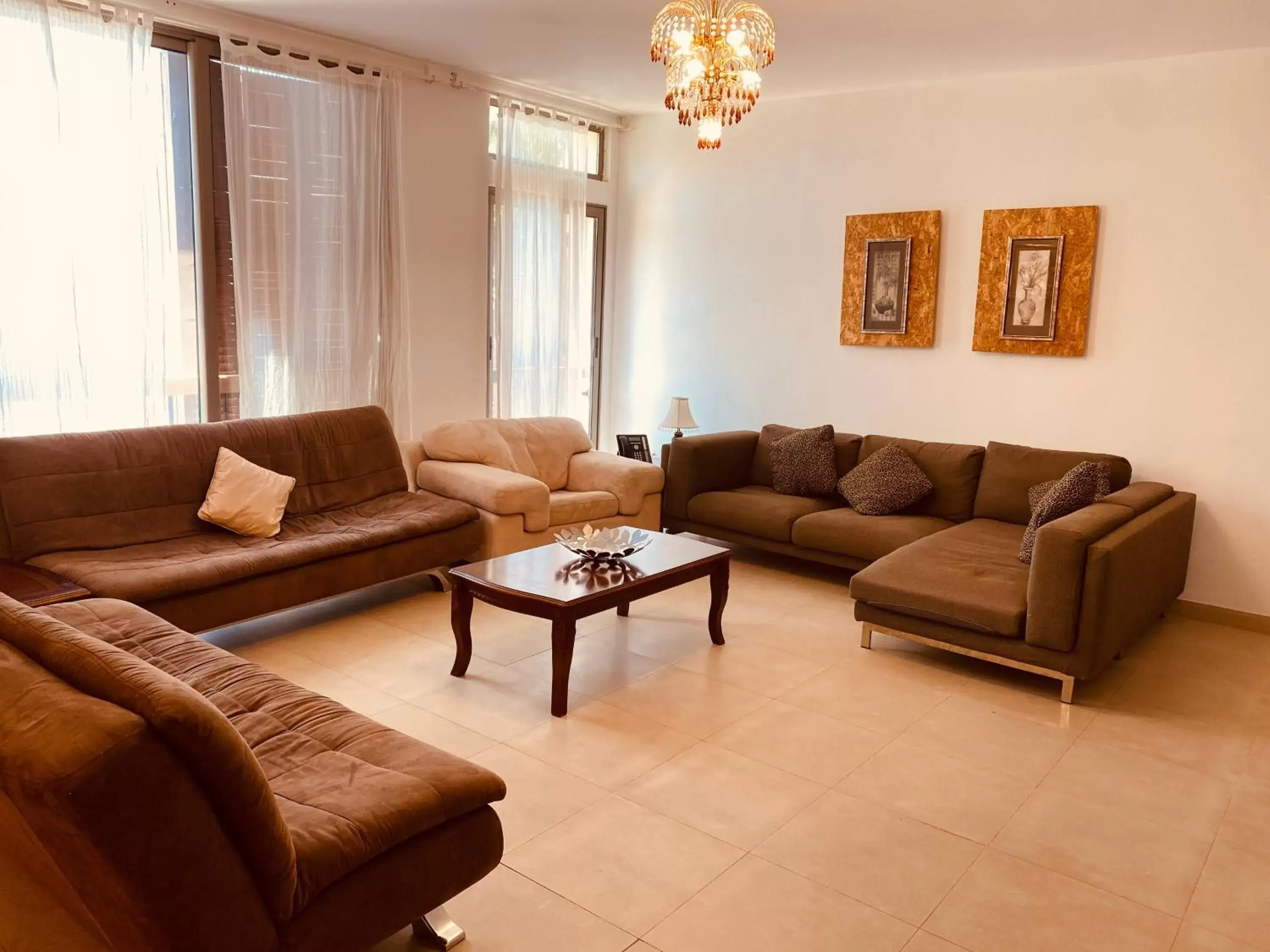 Living room, Seating Area in Tala Bay Residence