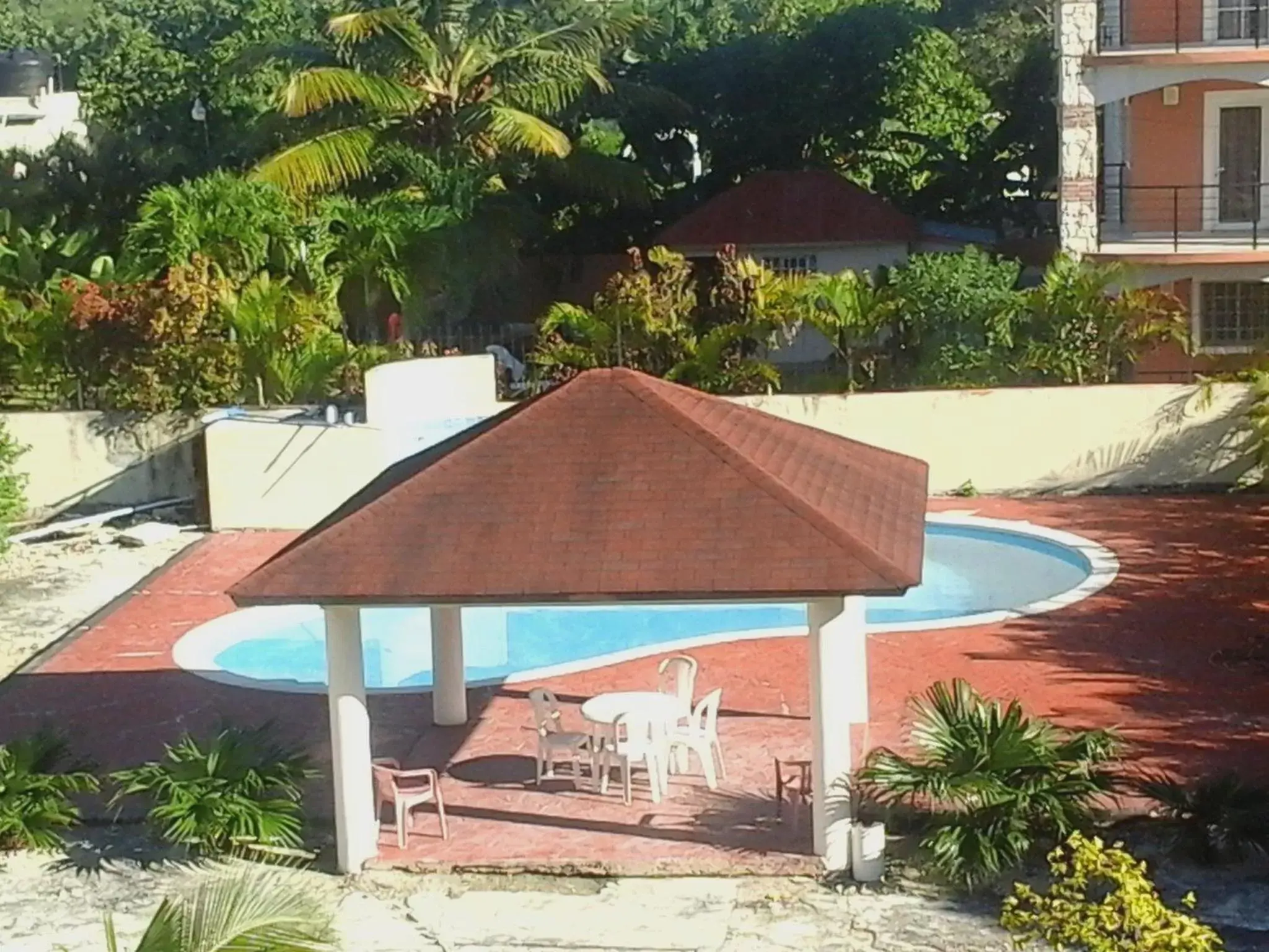 Pool view, Patio/Outdoor Area in Nely y Pietro share apartment