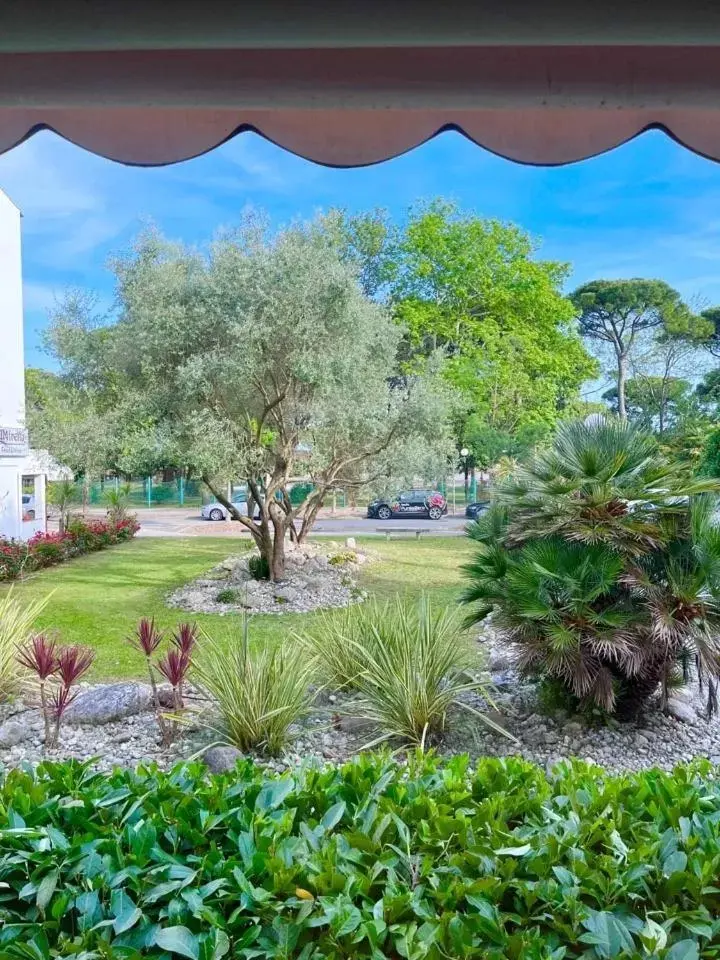 Garden view in Hotel Villa Augusta