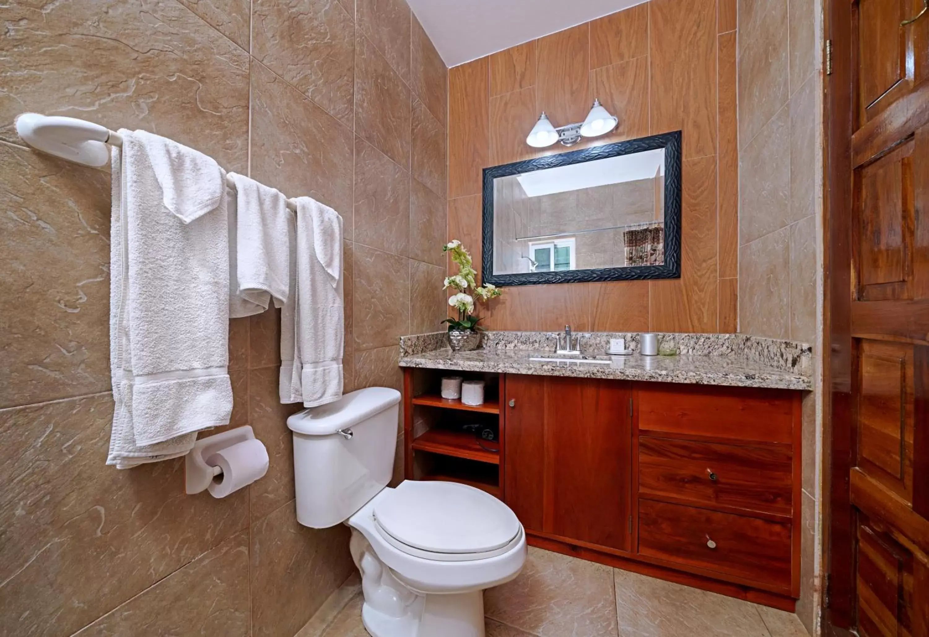 Bathroom in Beach House Condos, Negril