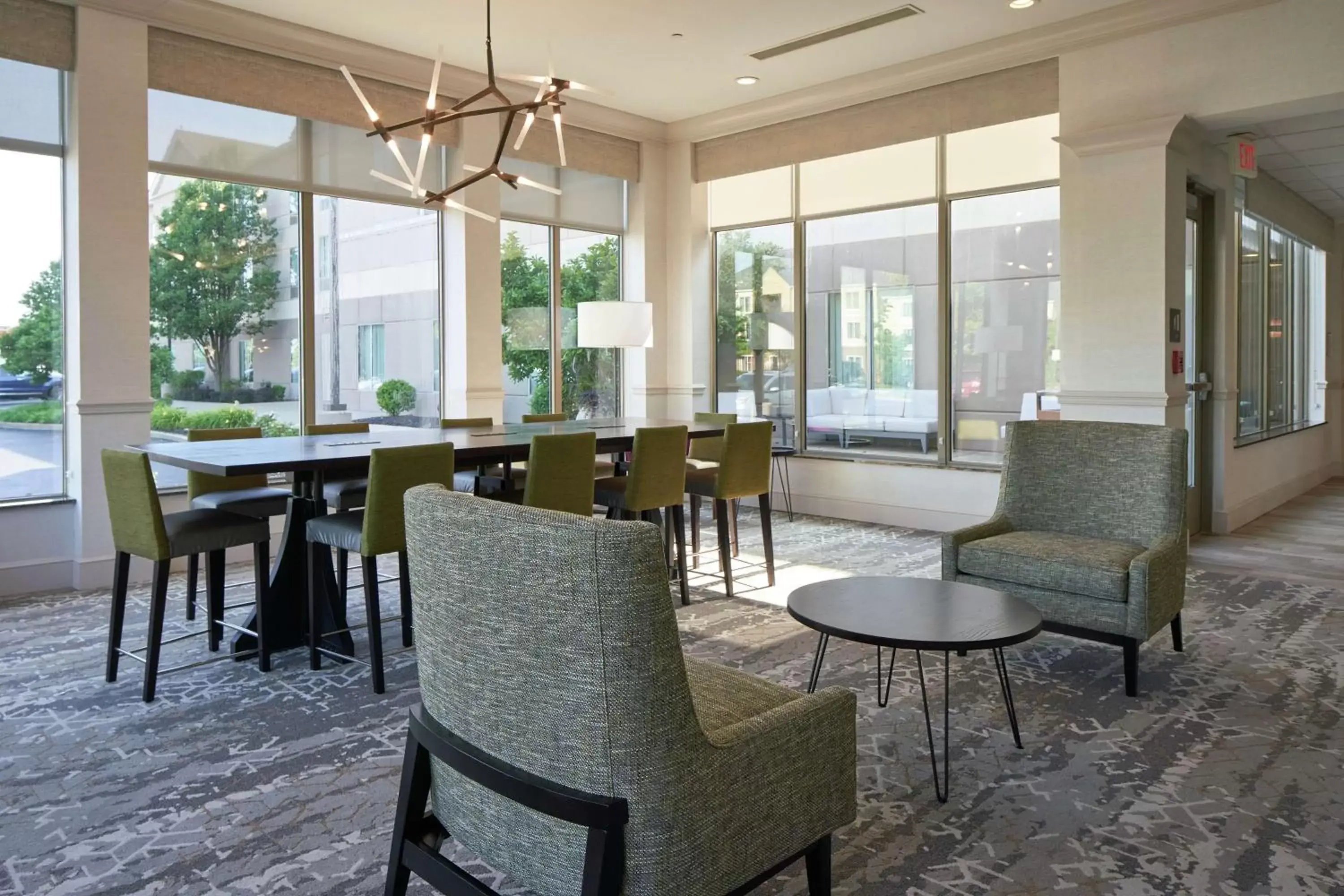 Lobby or reception in Hilton Garden Inn Evansville