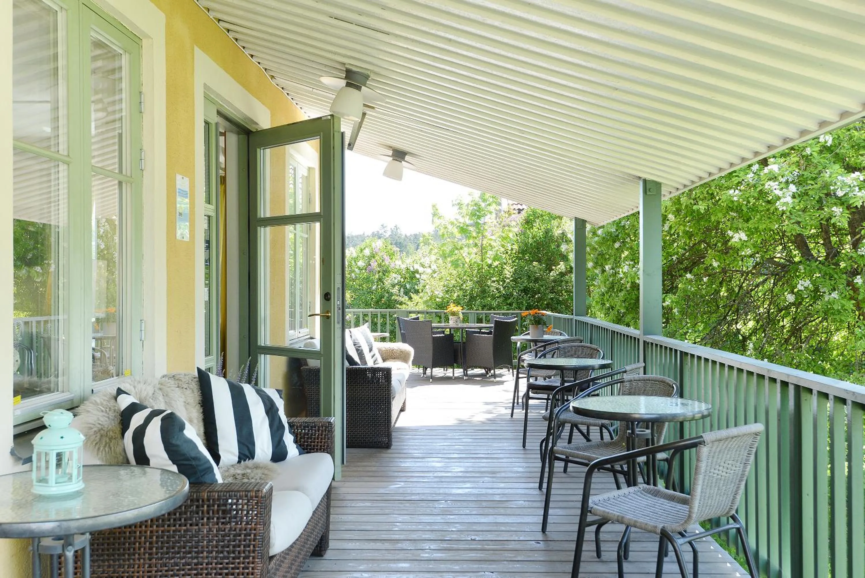 Facade/entrance in Maude´s Hotel Enskede Stockholm