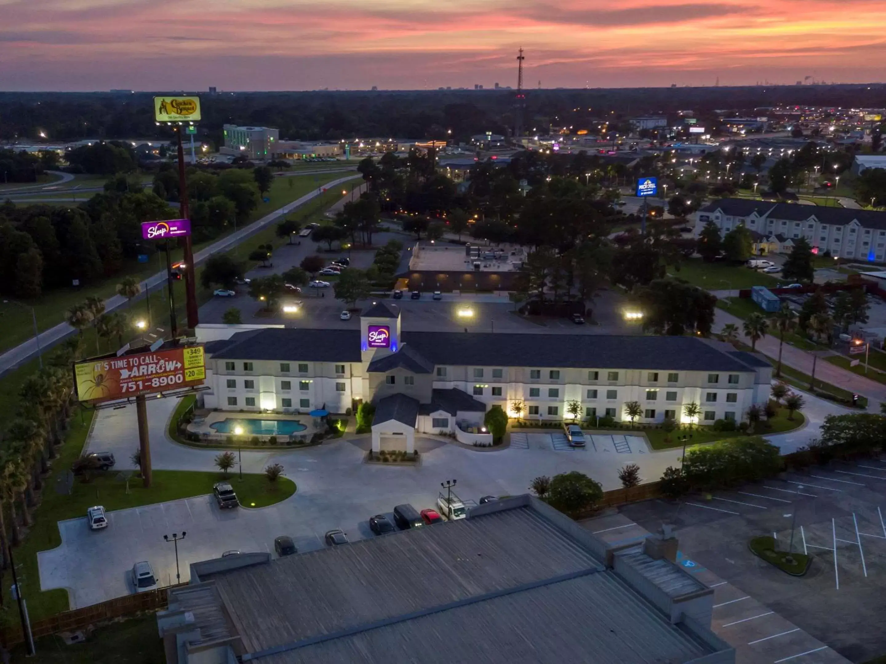 Property building, Bird's-eye View in Sleep Inn Baton Rouge East I-12