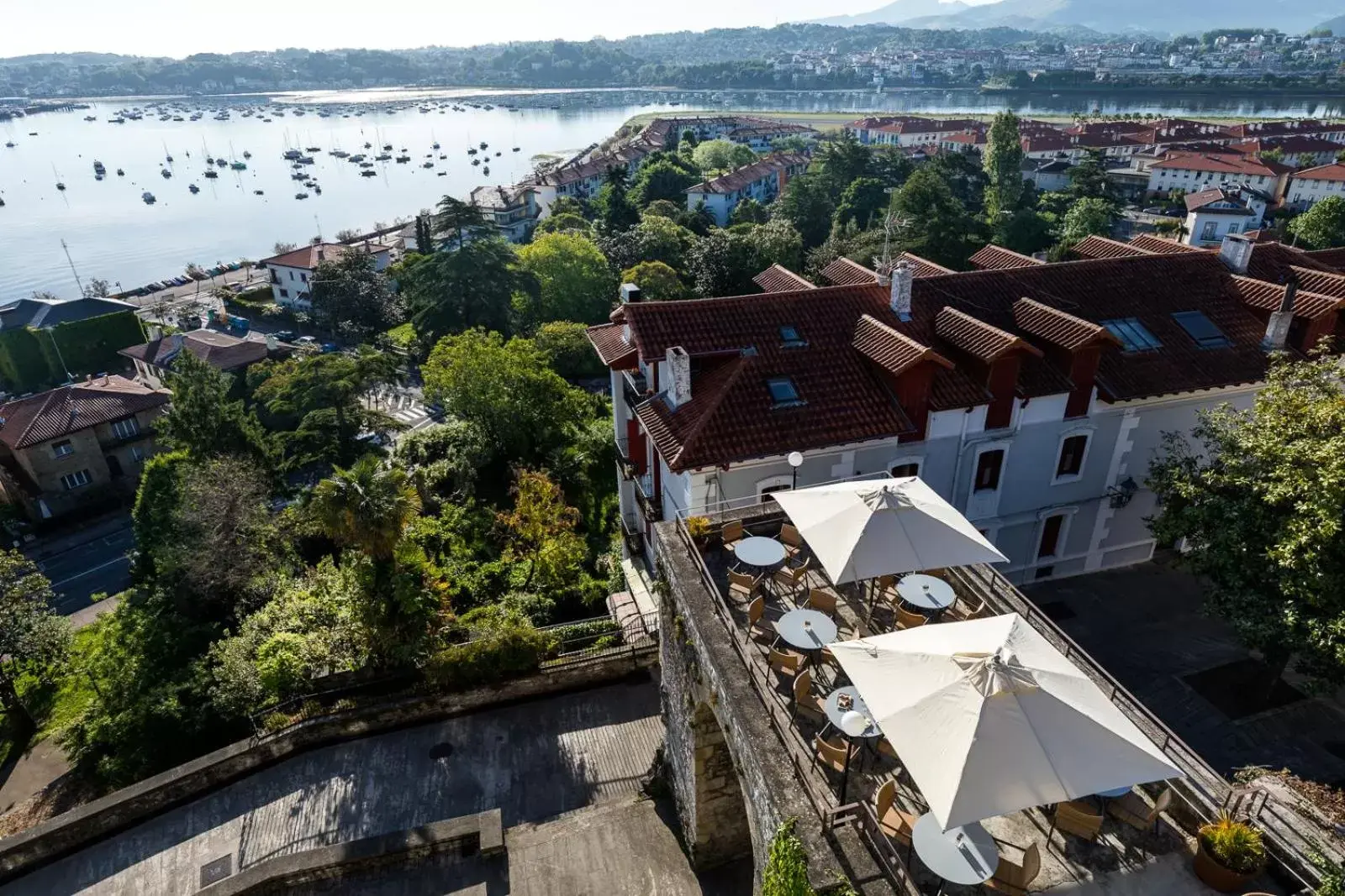 Sea view, Bird's-eye View in Parador de Hondarribia