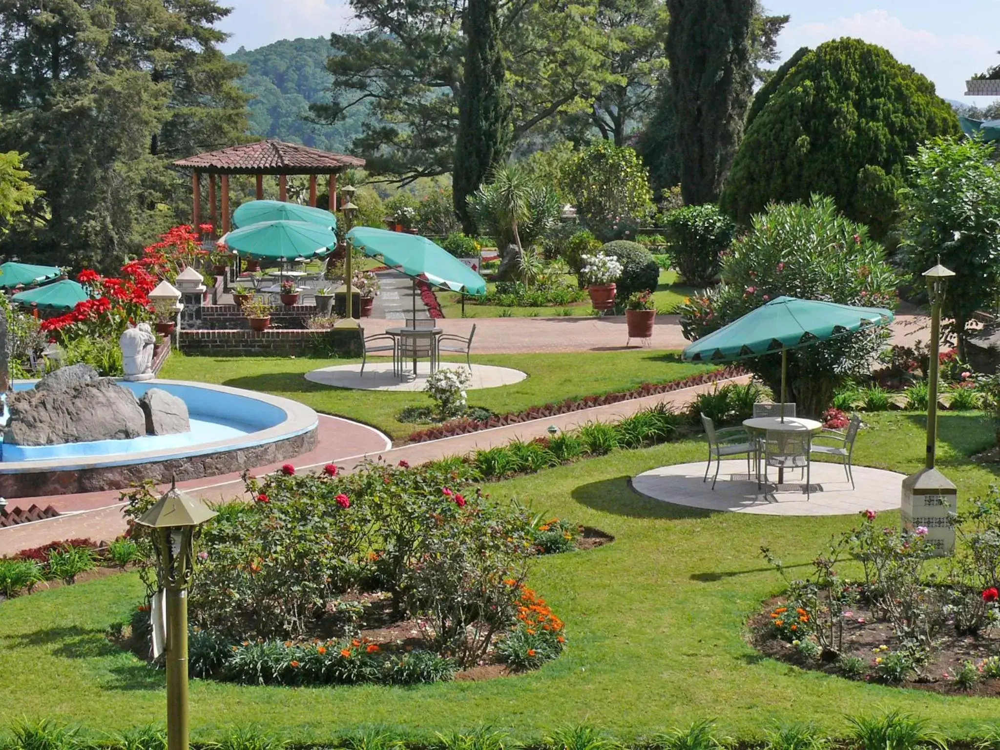 Garden in Hotel Pie de la Sierra