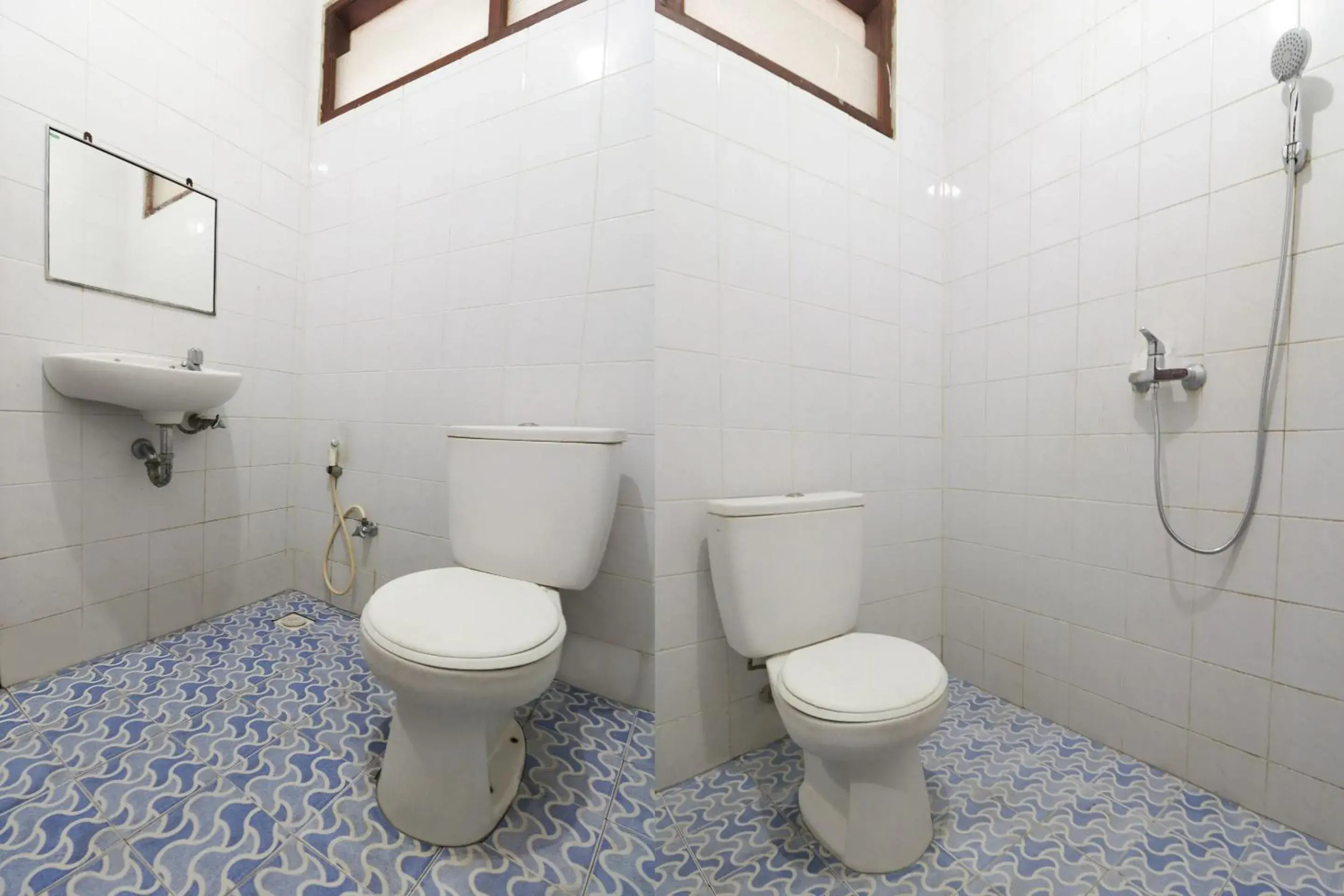 Bathroom in SPOT ON 2426 Hotel Aget Jaya Ii