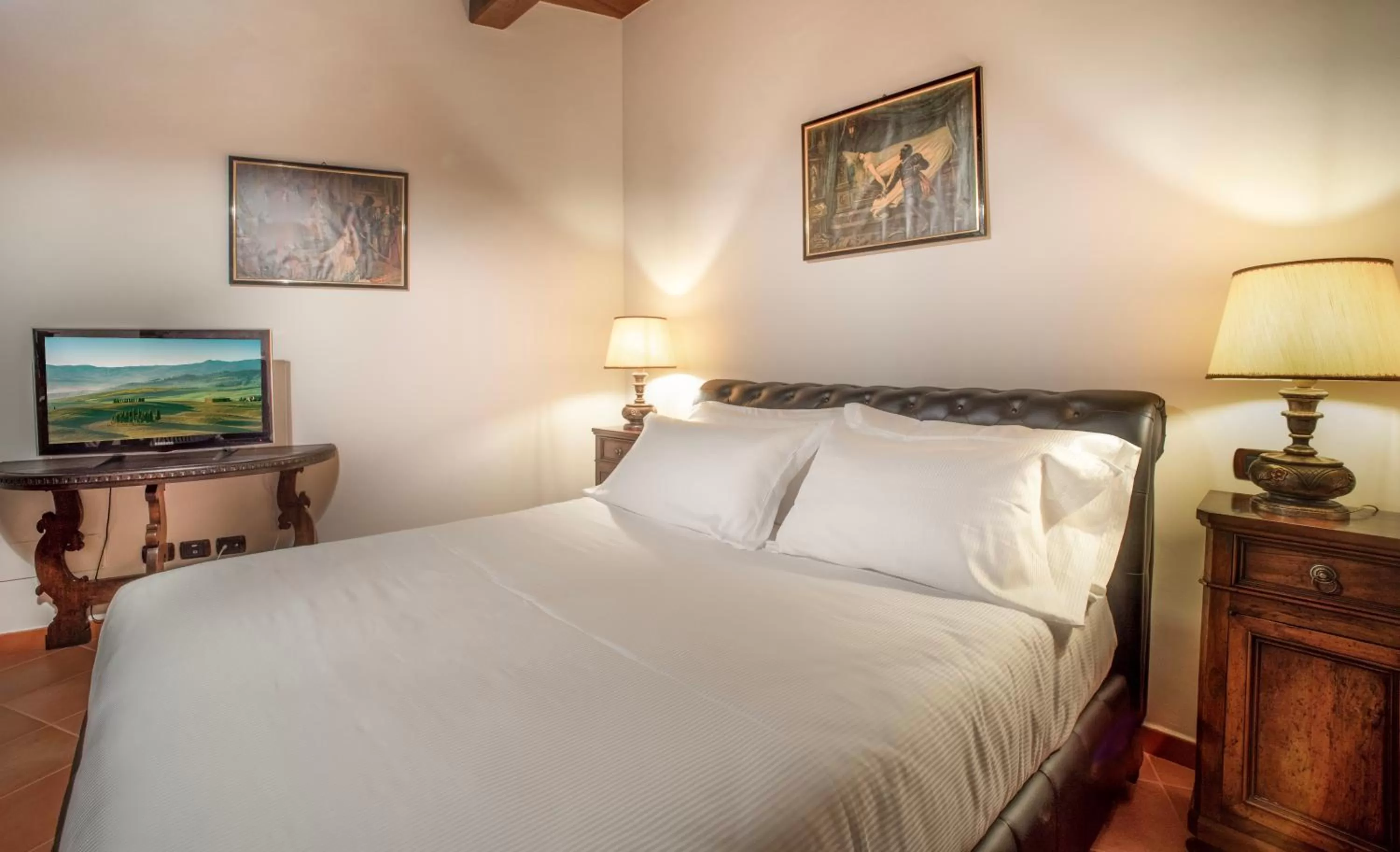 Bed in Domus Antiqua Bed & Breakfast