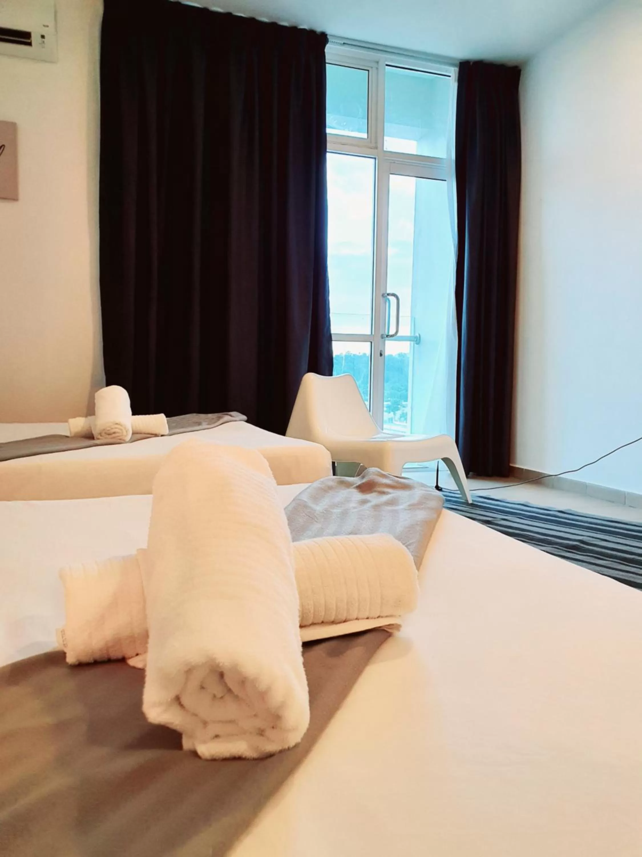 Bed in Bangi Perdana Hotel