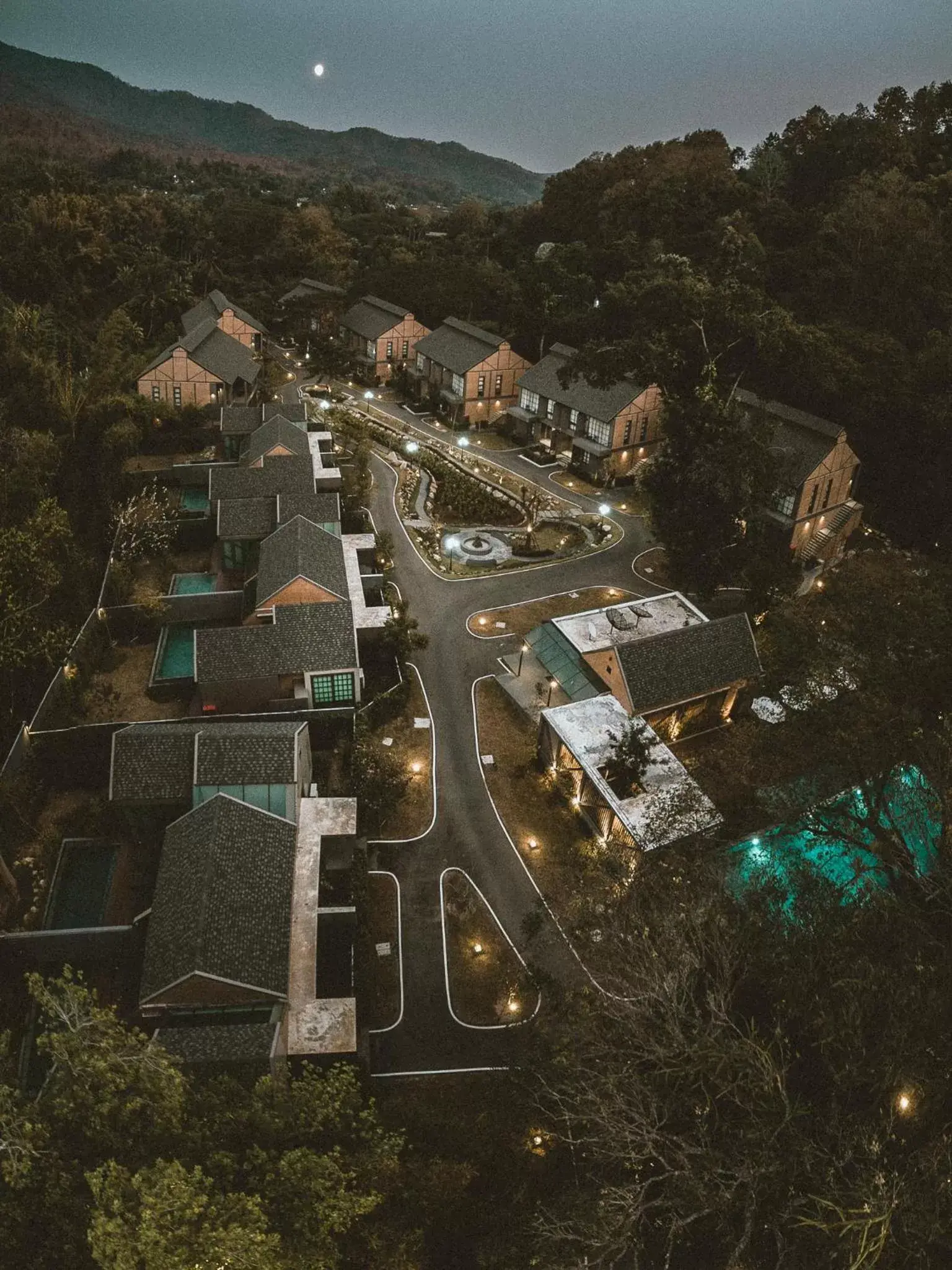 Day, Bird's-eye View in Flora Creek Chiang Mai