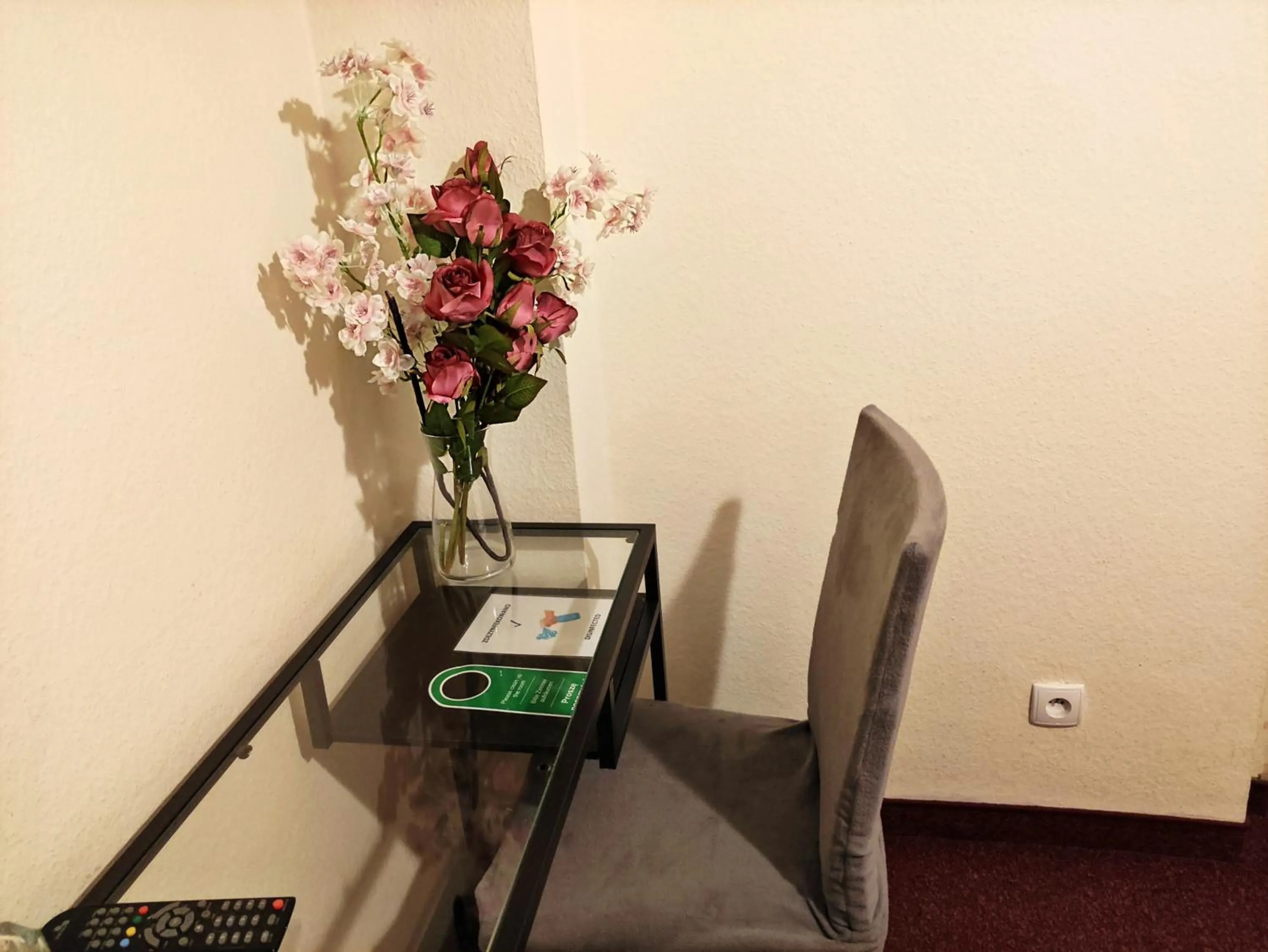 TV and multimedia in Hostel Helvetia Rooms Warsaw CITY CENTER and OLD TOWN