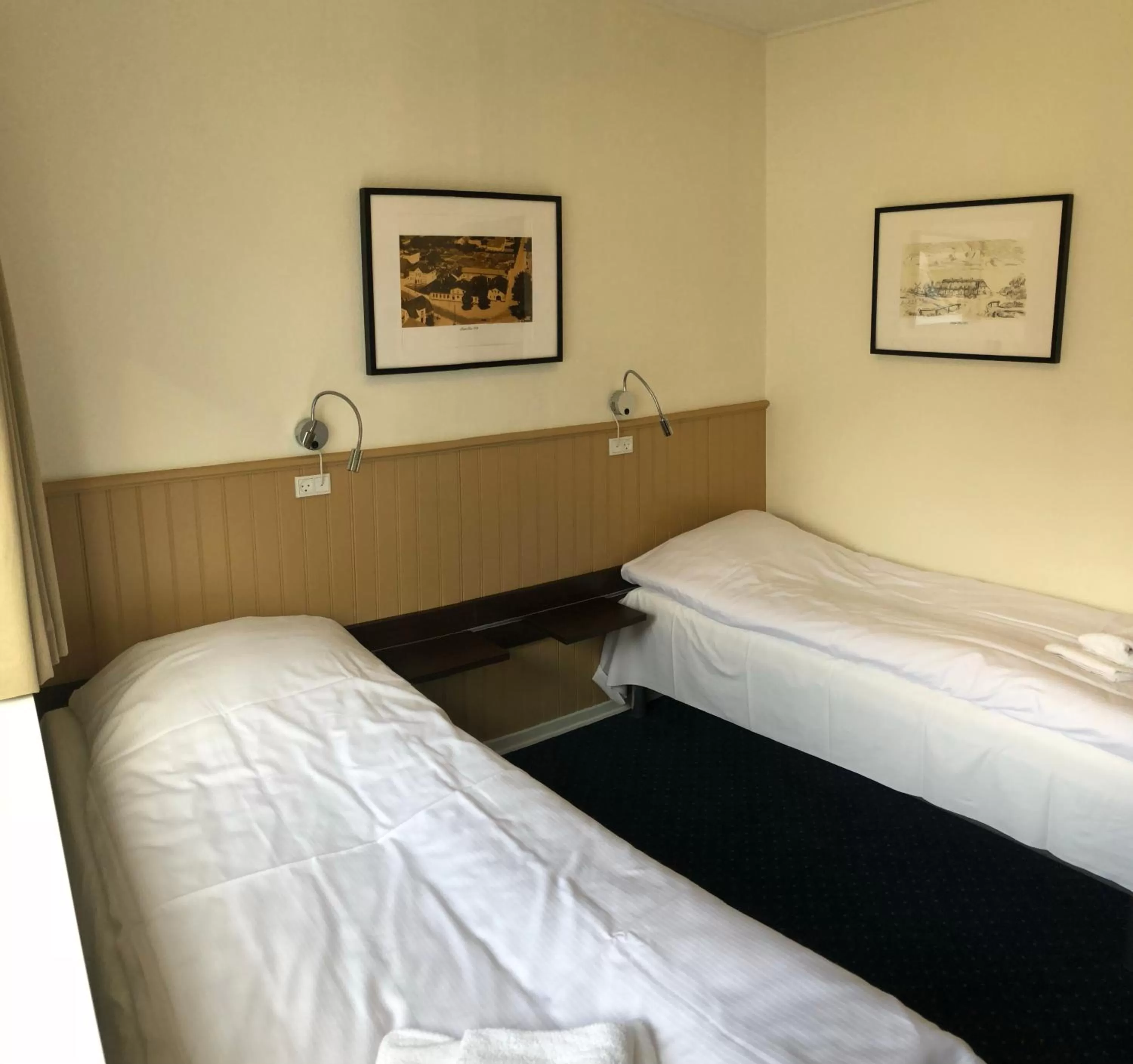 Bed in Hotel Røde-Kro