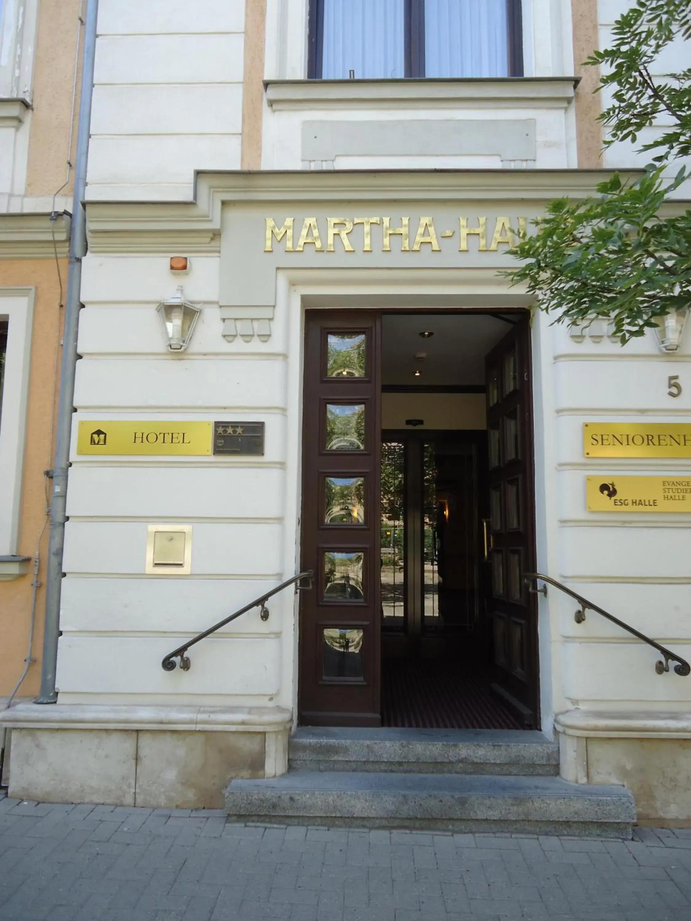 Facade/entrance in Hotel Marthahaus