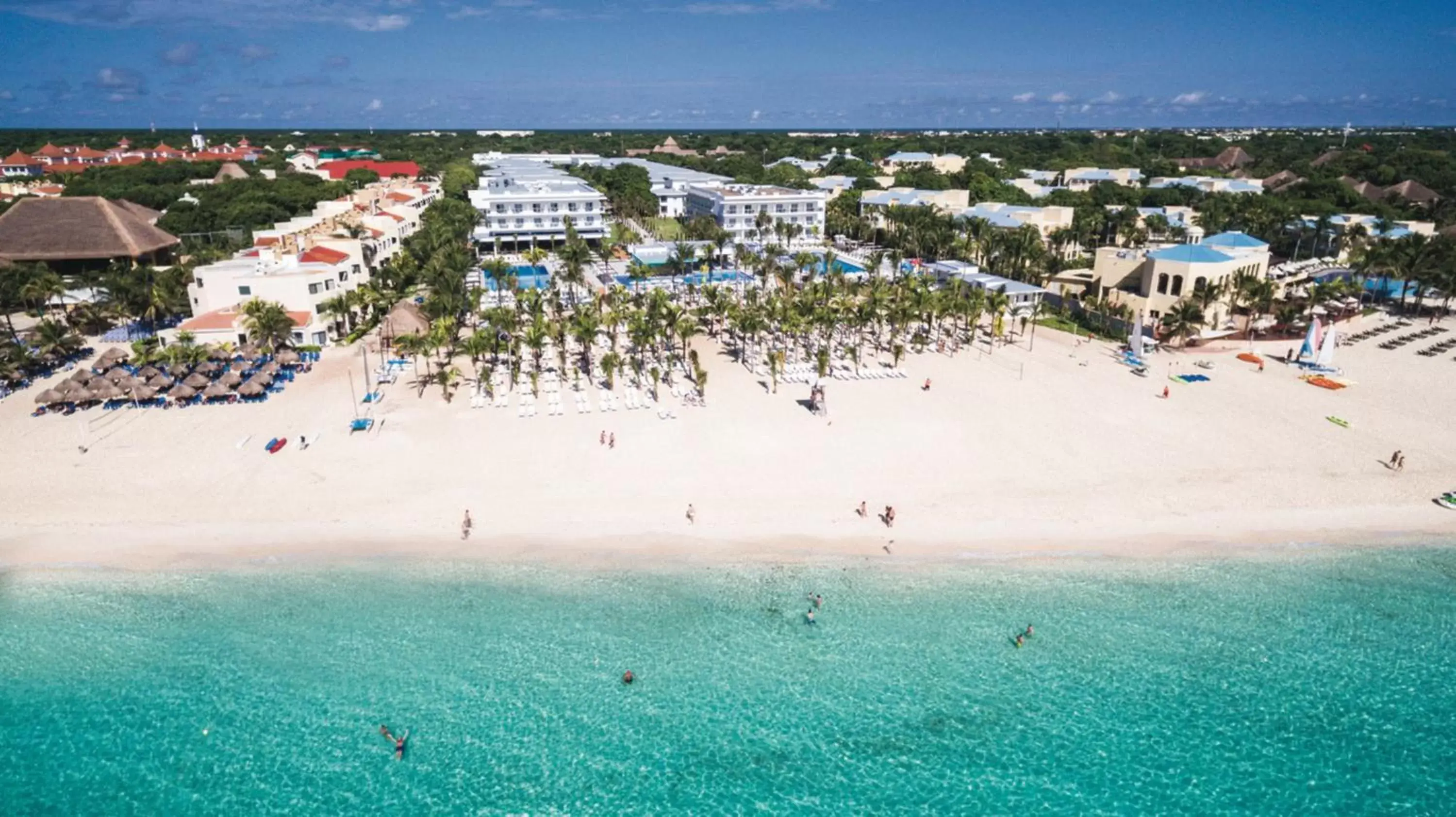 Beach, Bird's-eye View in Riu Playacar - All Inclusive