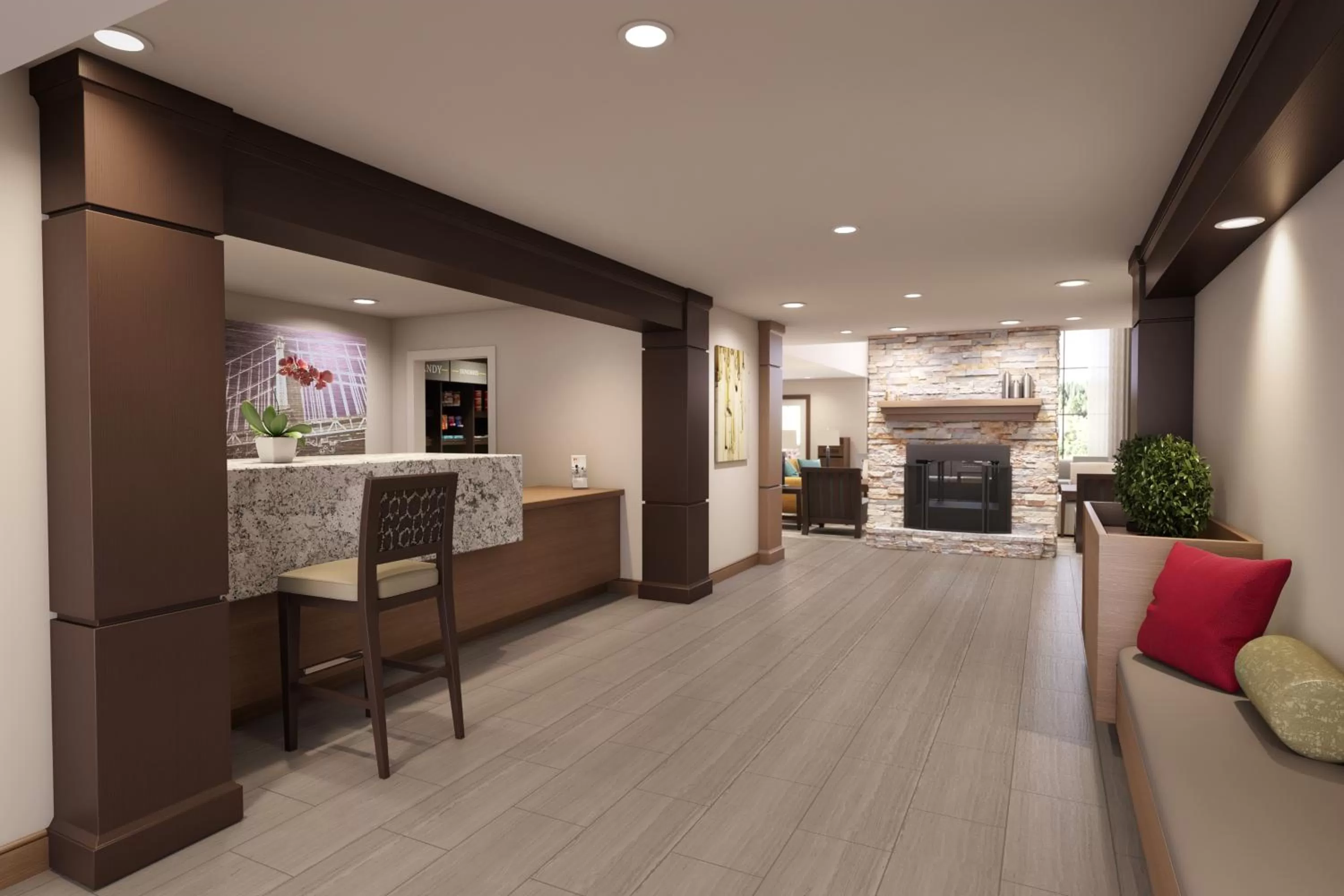 Lobby or reception in Staybridge Suites Quantico-Stafford by IHG
