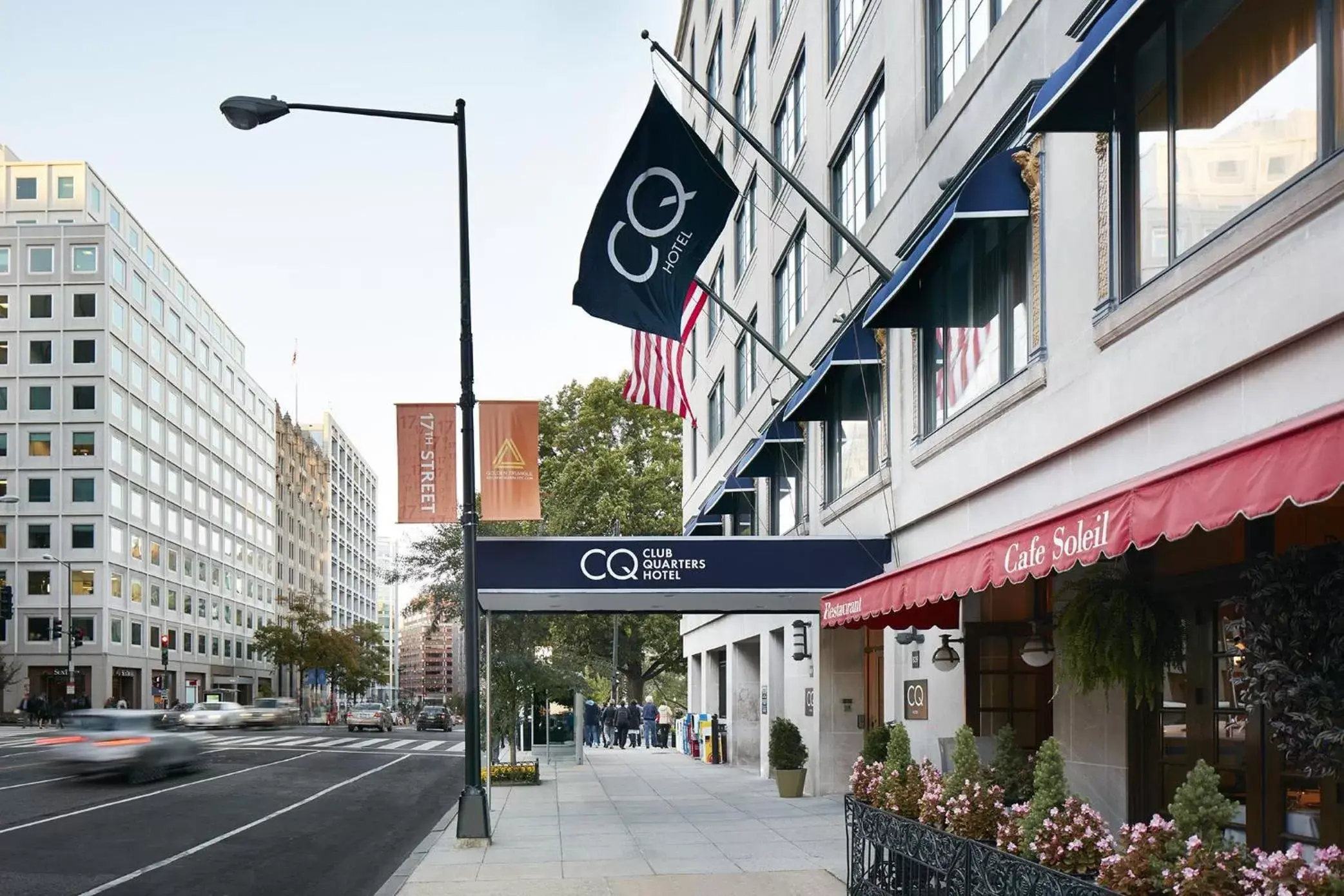 Property building in Club Quarters Hotel White House, Washington DC